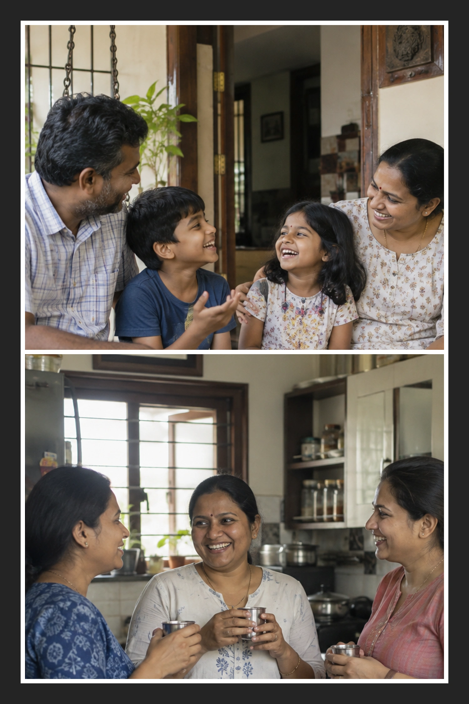 2 Photo Family and Friends Collage Frame