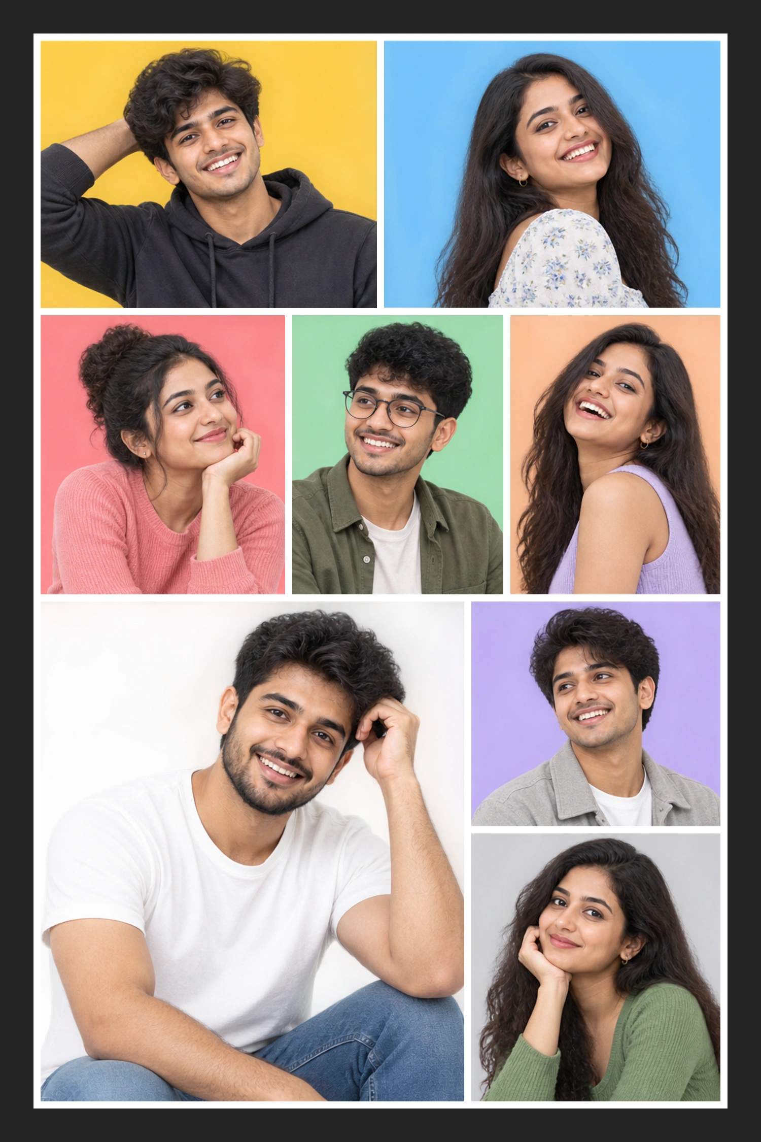 8 Photo People We Love Collage Frame