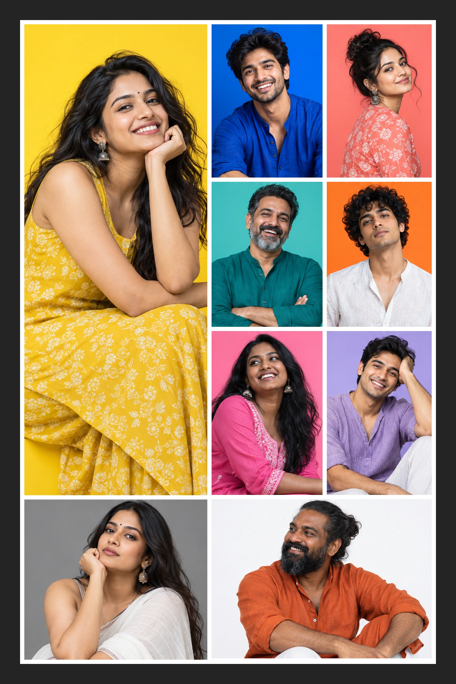 9 Photo People We Love Collage Frame