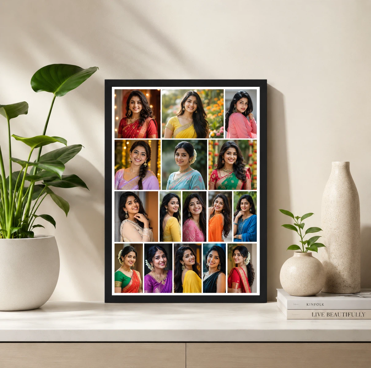 15 Photo Collage Frame Mosaic 15 Pinterest Mixed Layout, view 2