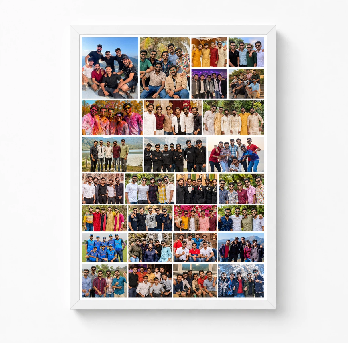 30 Photo Collage Frame Mosaic 30 Pinterest Mega Layout, view 3