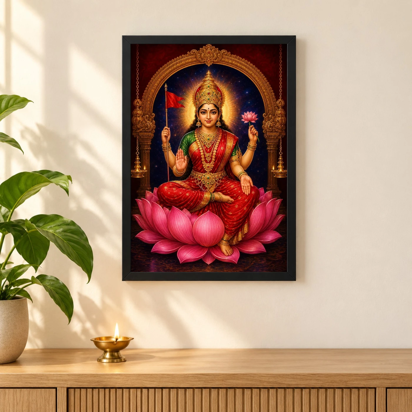 Adi Lakshmi — The Primordial Goddess Frame, view 3