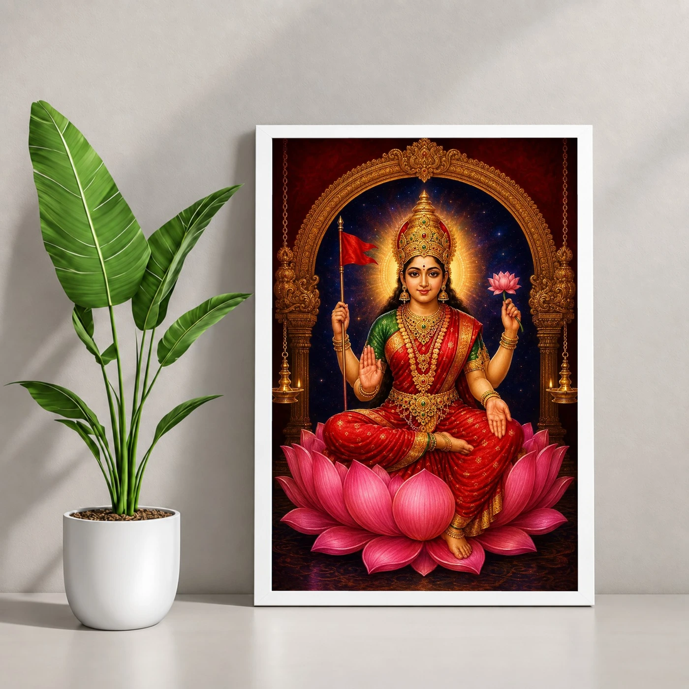 Adi Lakshmi — The Primordial Goddess Frame, view 4