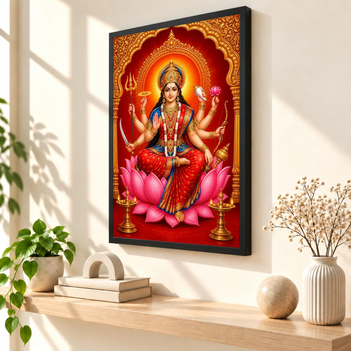 Ambe Maa — Radiant Lotus Frame, view 2