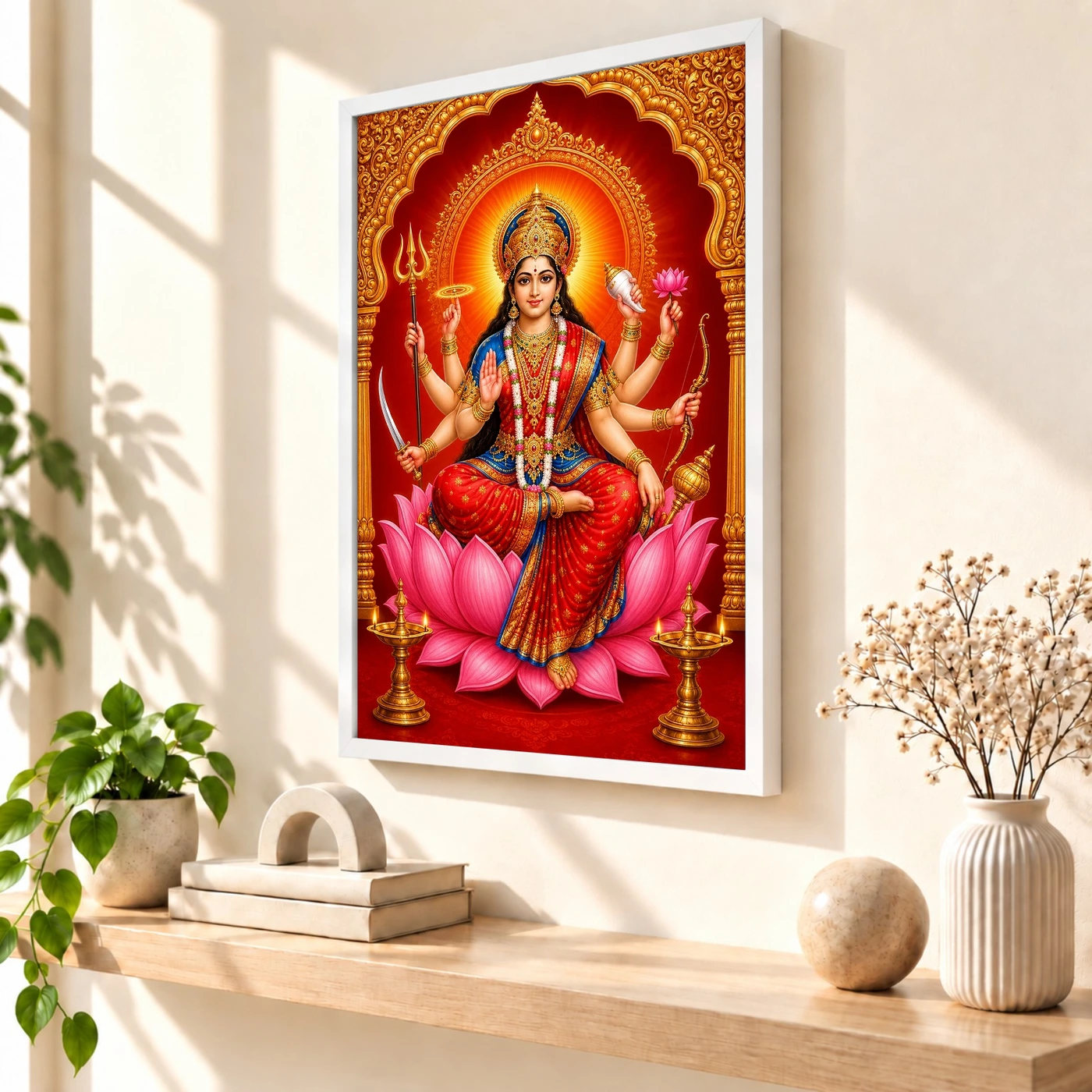 Ambe Maa — Radiant Lotus Frame, view 7