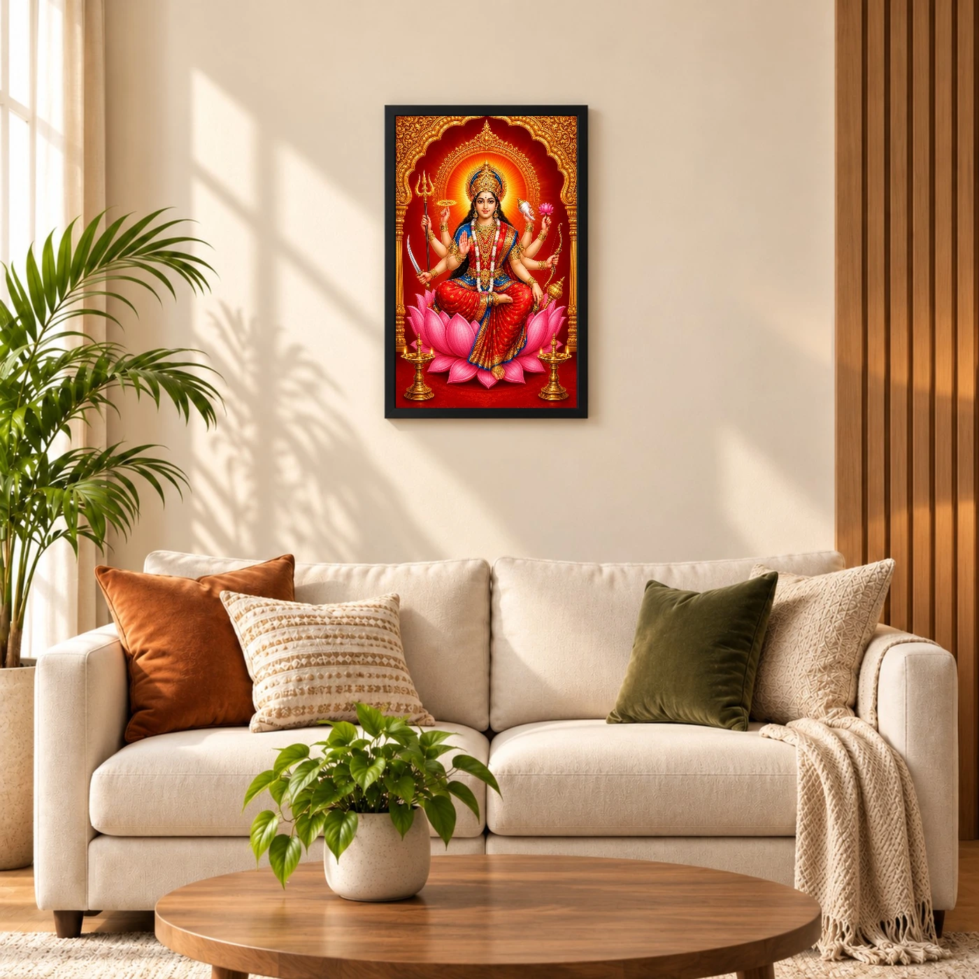 Ambe Maa — Radiant Lotus Frame, view 8
