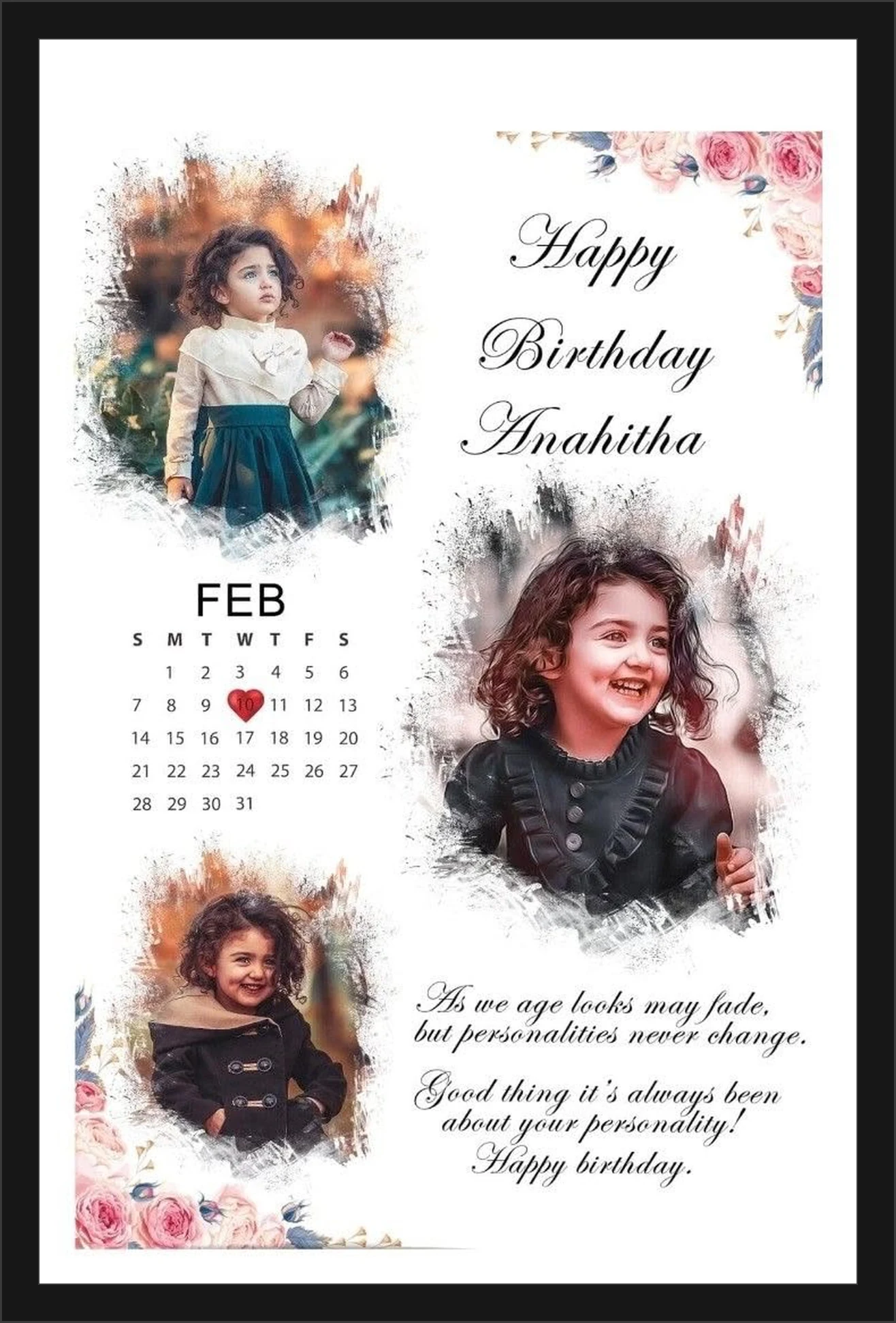 Temp 29 - Anahitha Floral Brush Birthday