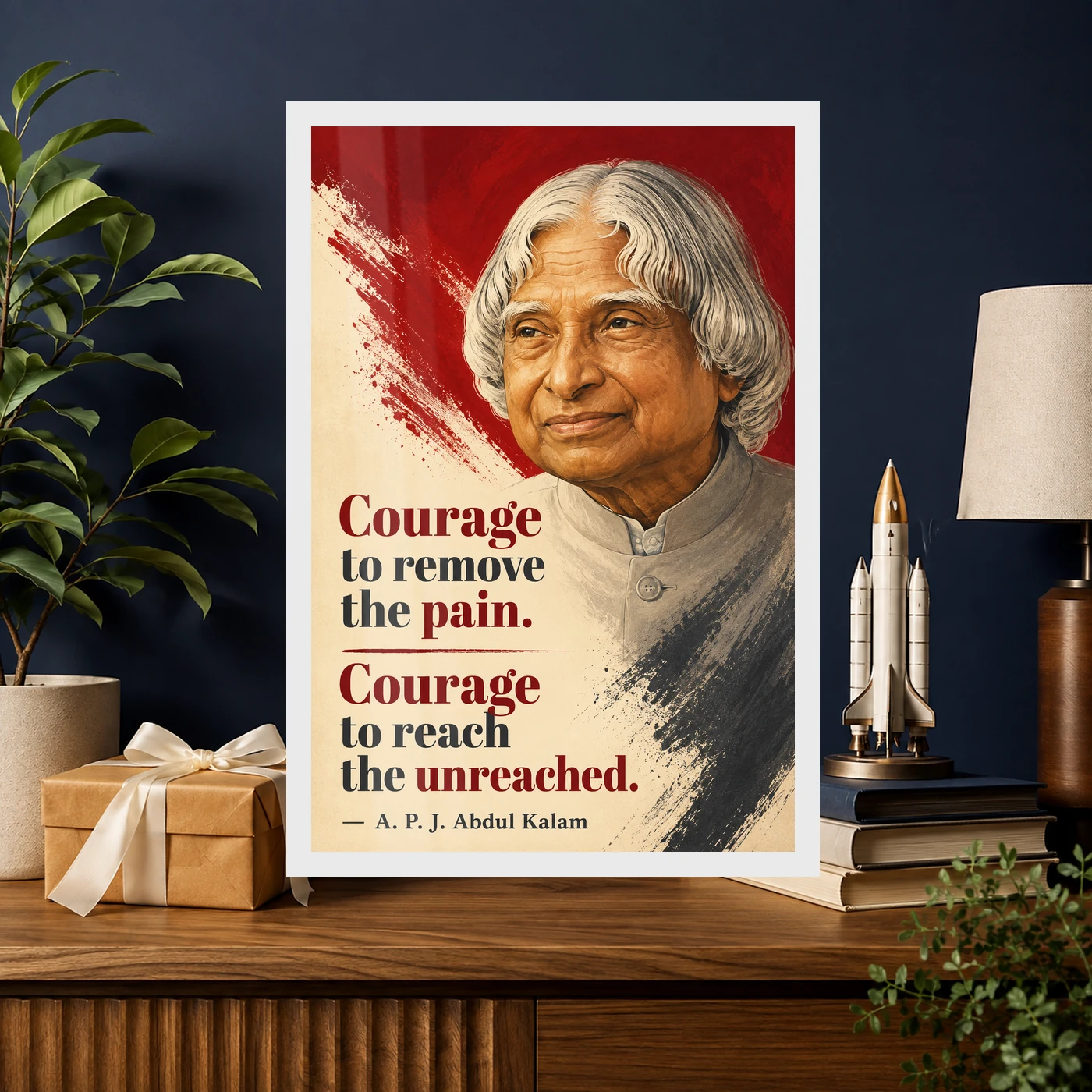 APJ Abdul Kalam Courage to Reach the Unreached Frame, view 10