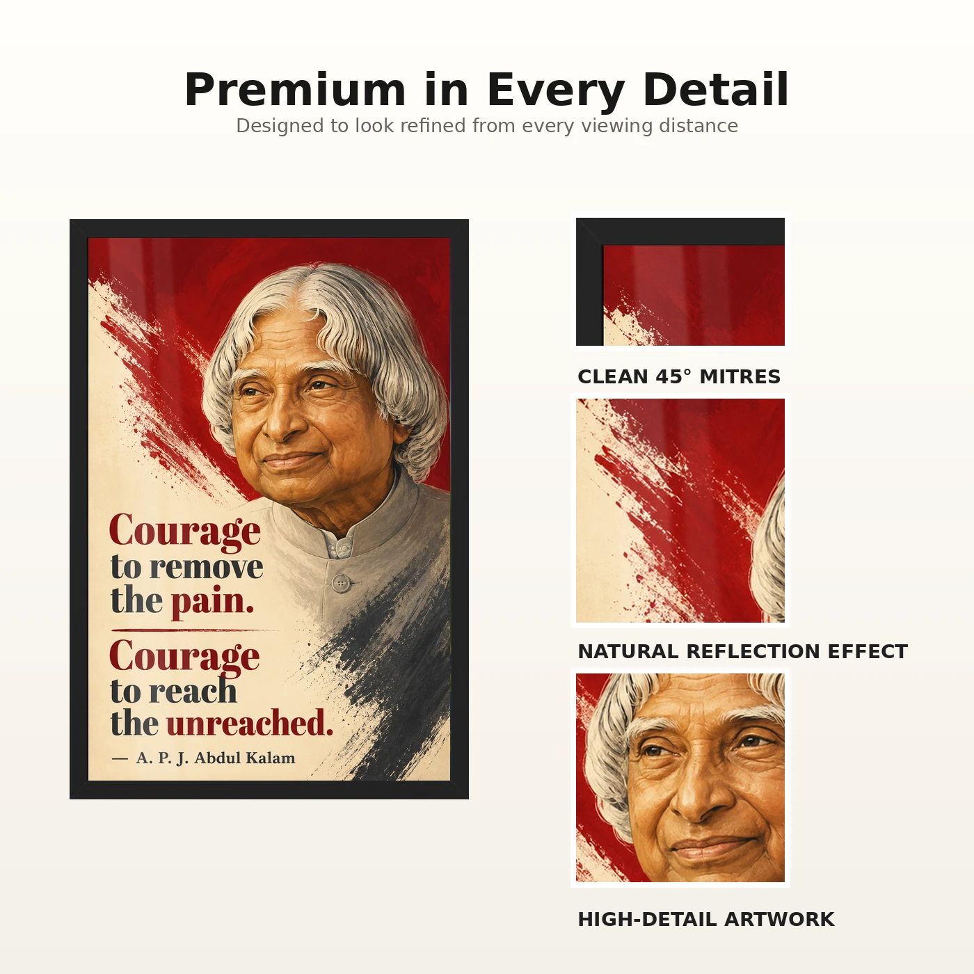 APJ Abdul Kalam Courage to Reach the Unreached Frame, view 9