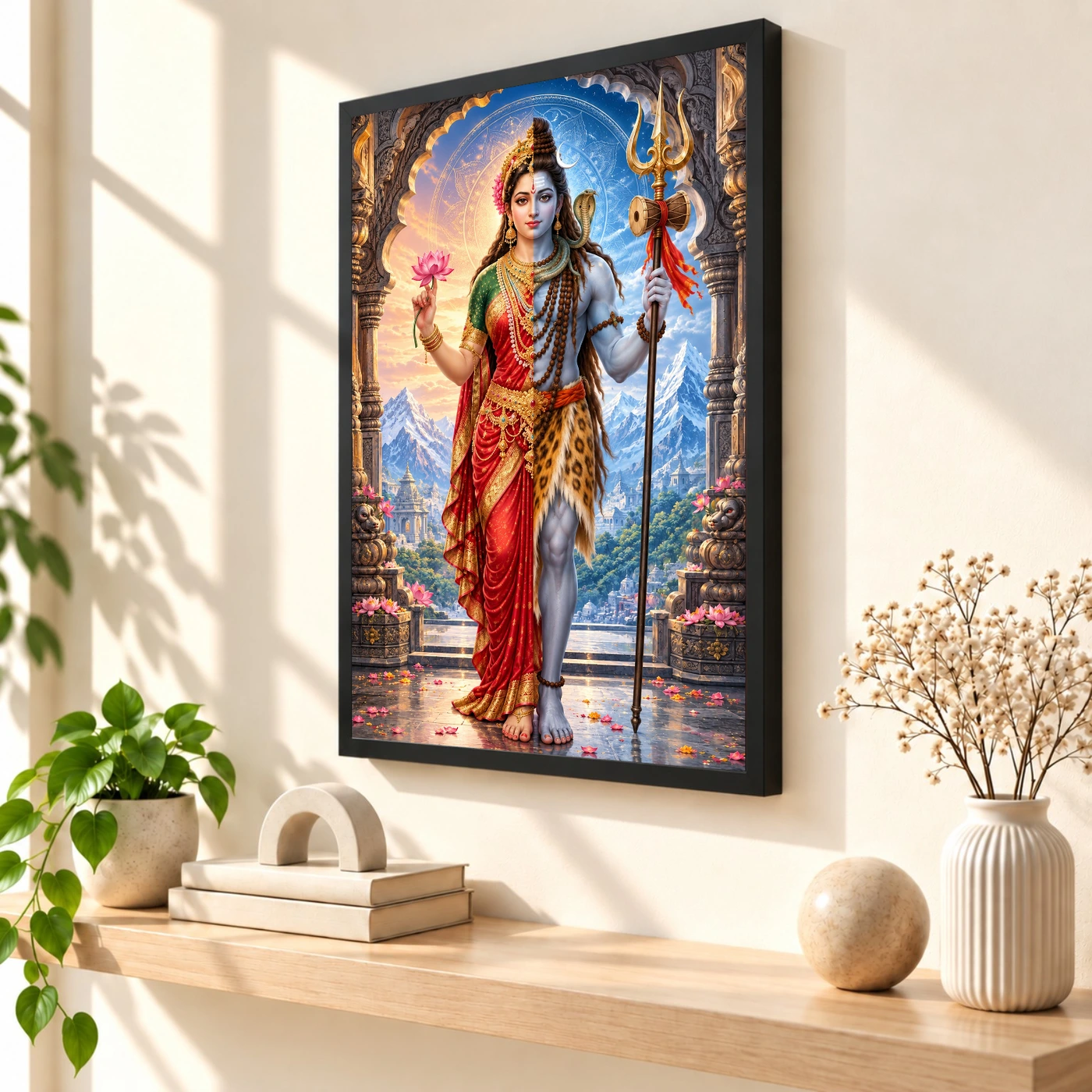 Ardhanarishvara Kailash Divine Unity Photo Frame, view 2