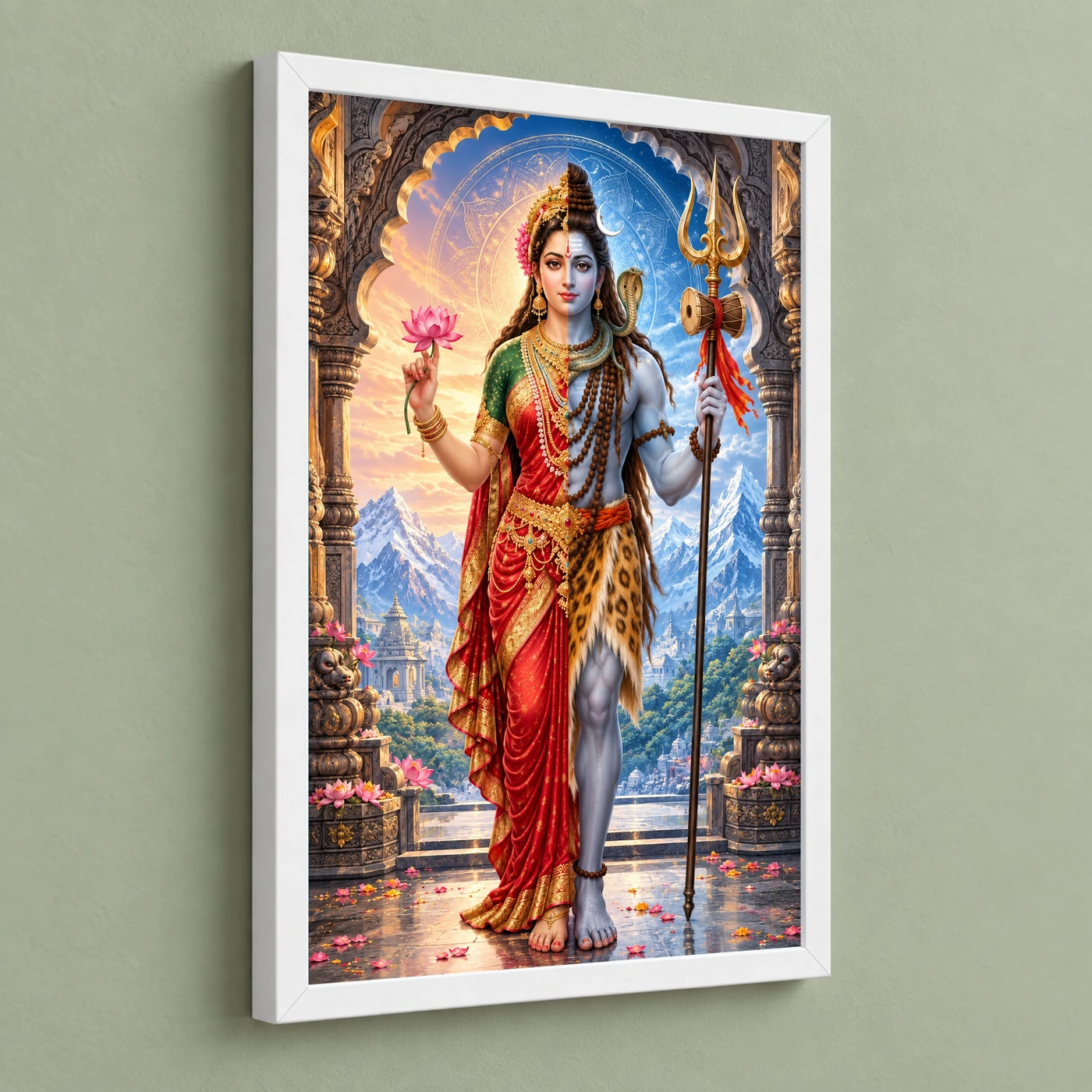 Ardhanarishvara Kailash Divine Unity Photo Frame, view 5