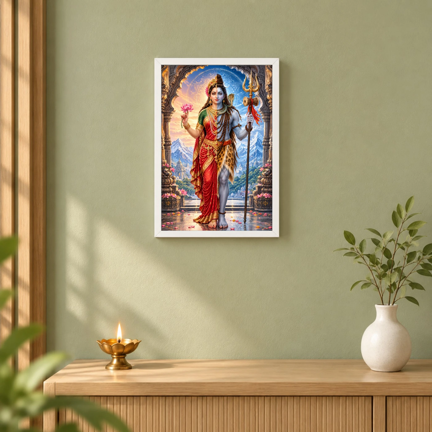 Ardhanarishvara Kailash Divine Unity Photo Frame, view 6