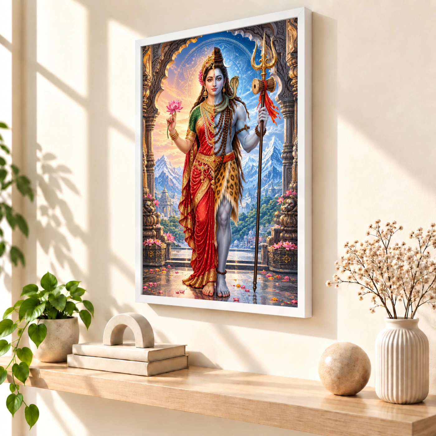 Ardhanarishvara Kailash Divine Unity Photo Frame, view 7