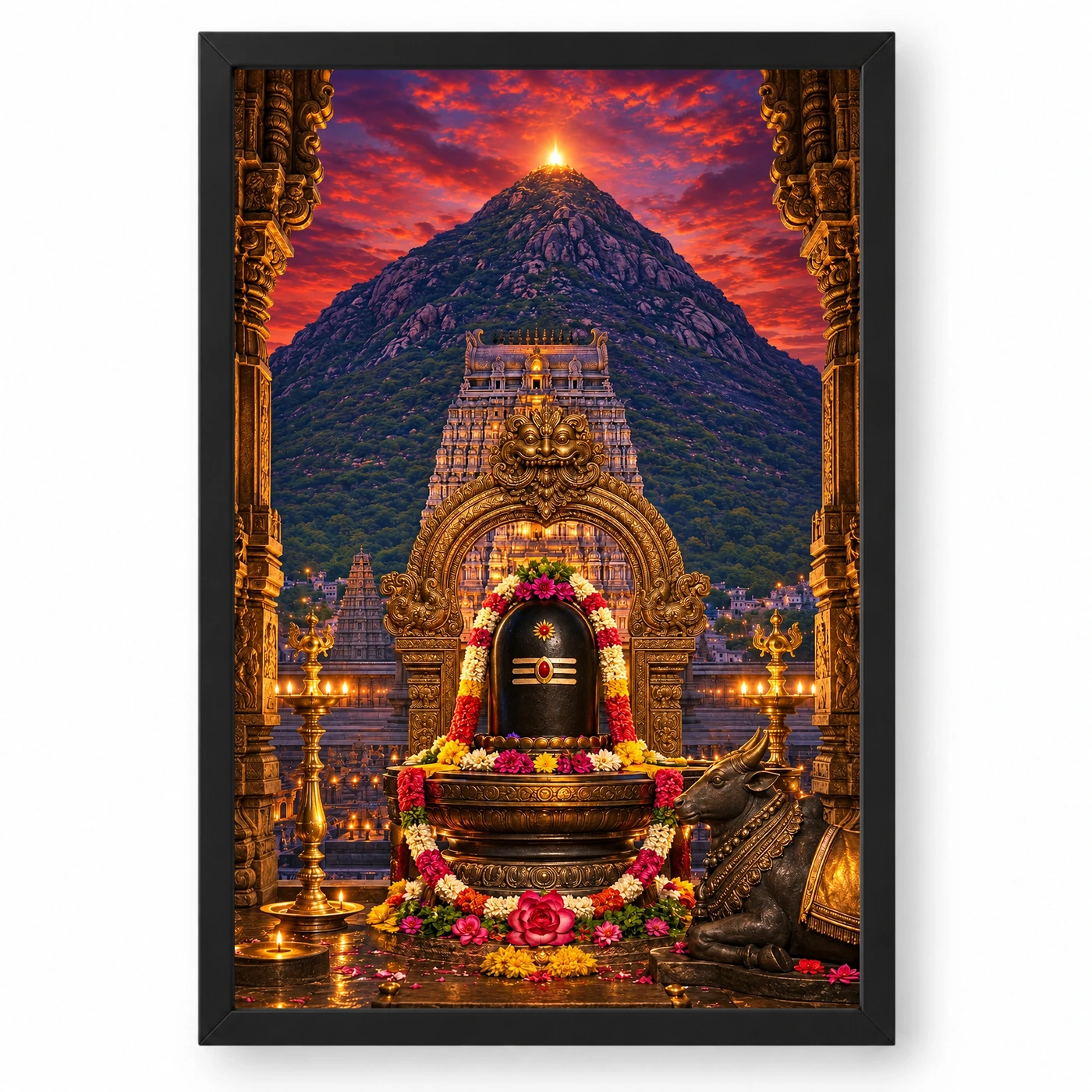 Arunachaleswar Karthigai Deepam Photo Frame