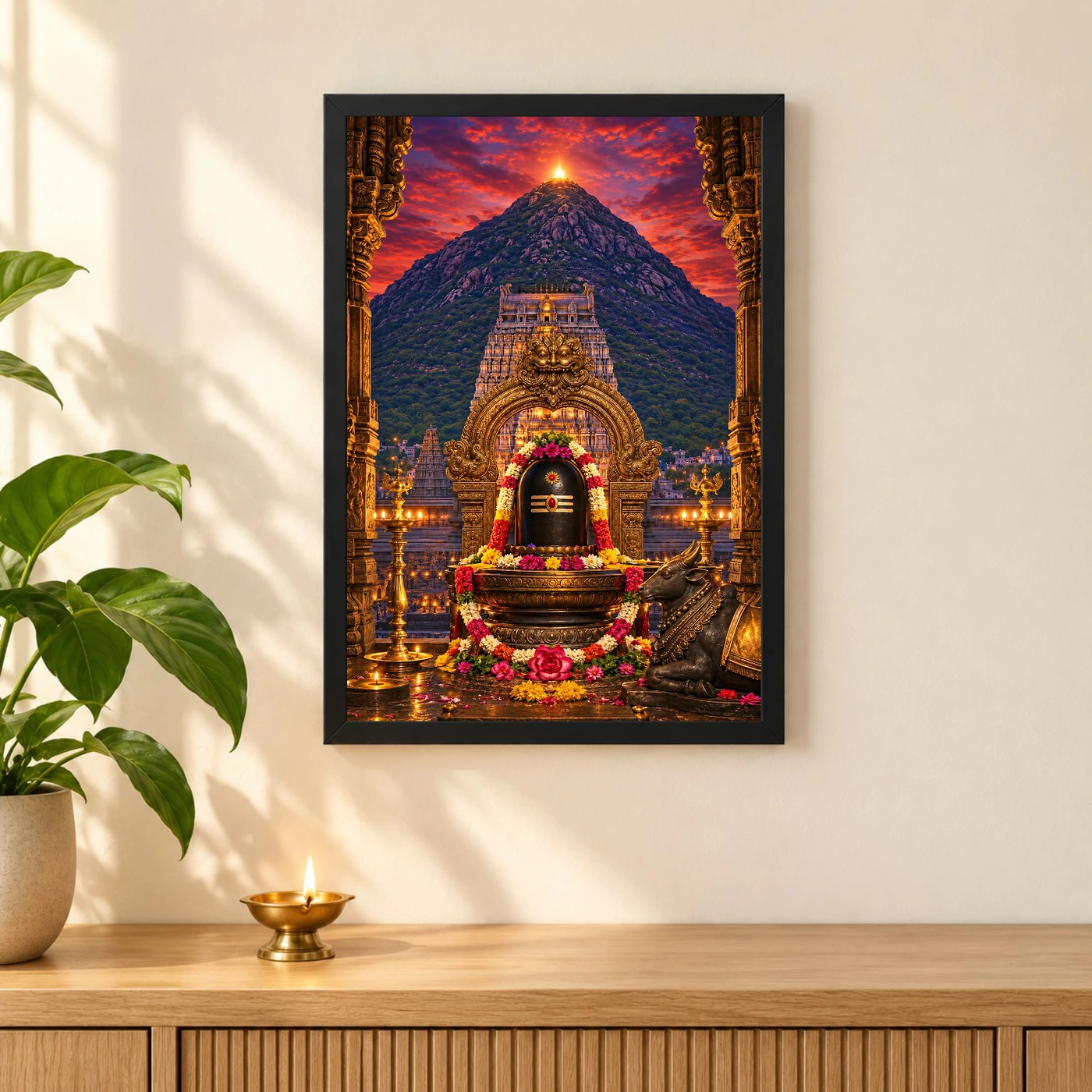 Arunachaleswar Karthigai Deepam Photo Frame, view 3