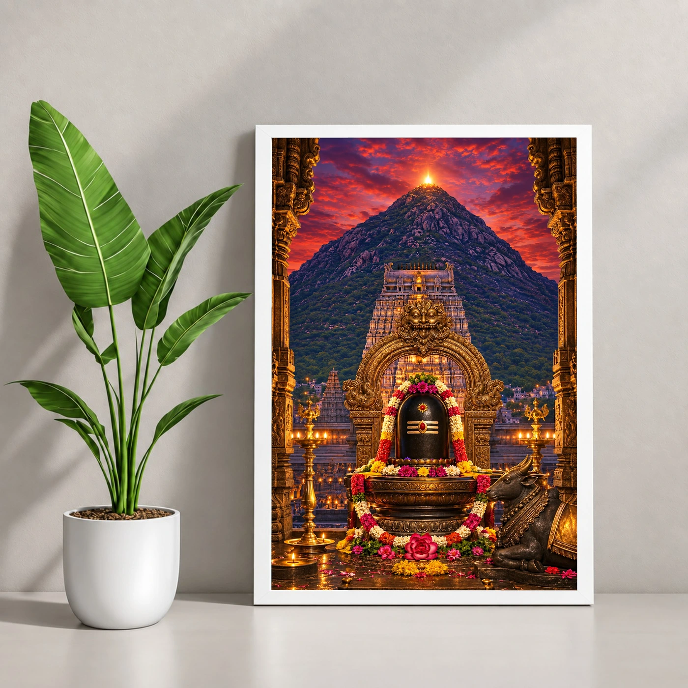 Arunachaleswar Karthigai Deepam Photo Frame, view 4