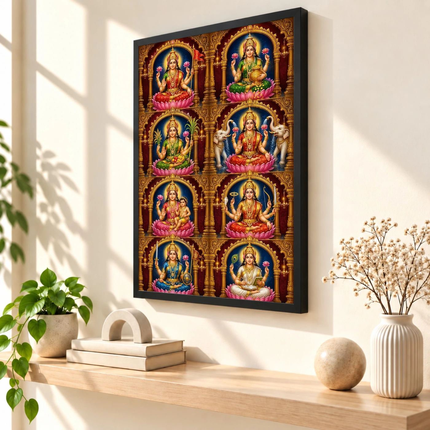Ashta Lakshmi — Eight Forms of Wealth Frame, view 2