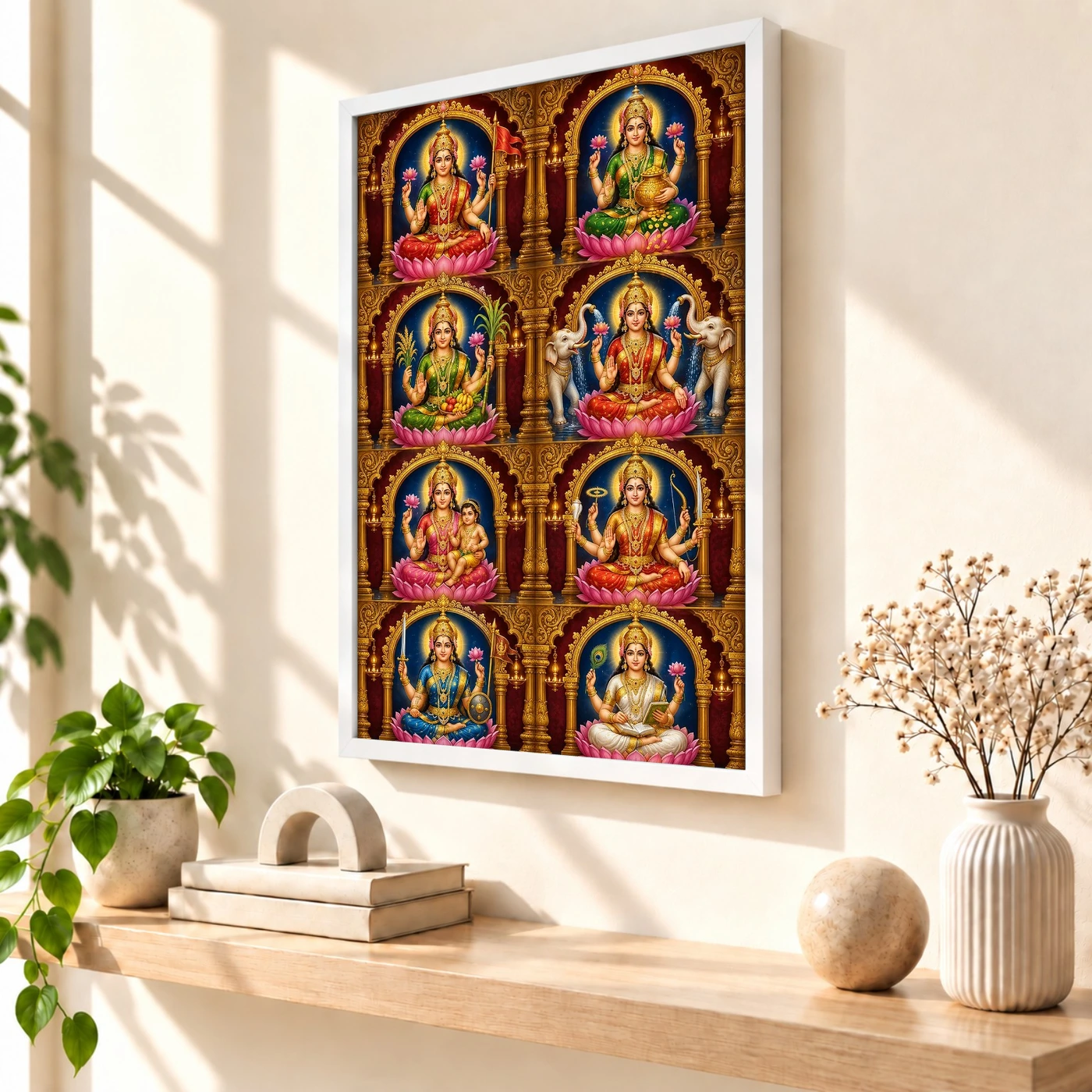 Ashta Lakshmi — Eight Forms of Wealth Frame, view 7