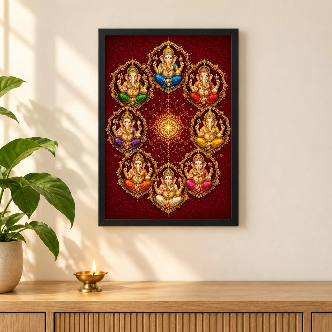 Ashtavinayak — Eight Sacred Forms Frame, view 3