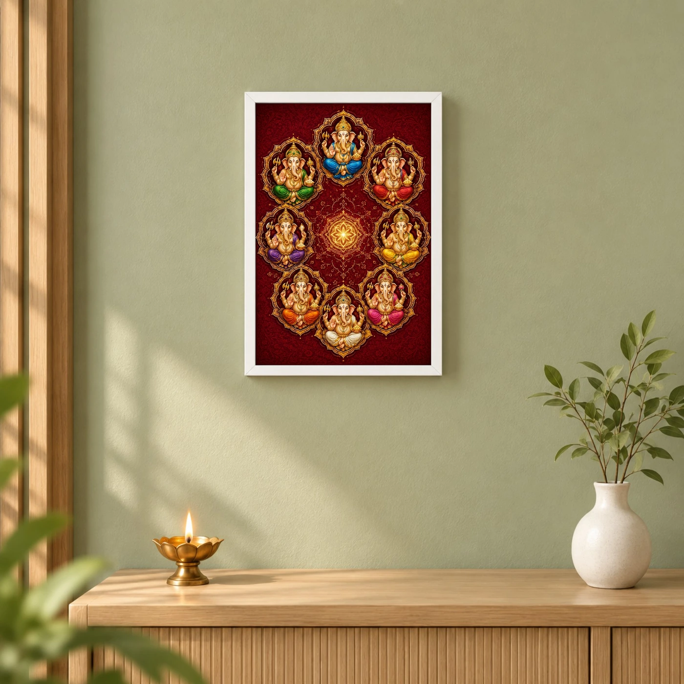 Ashtavinayak — Eight Sacred Forms Frame, view 6