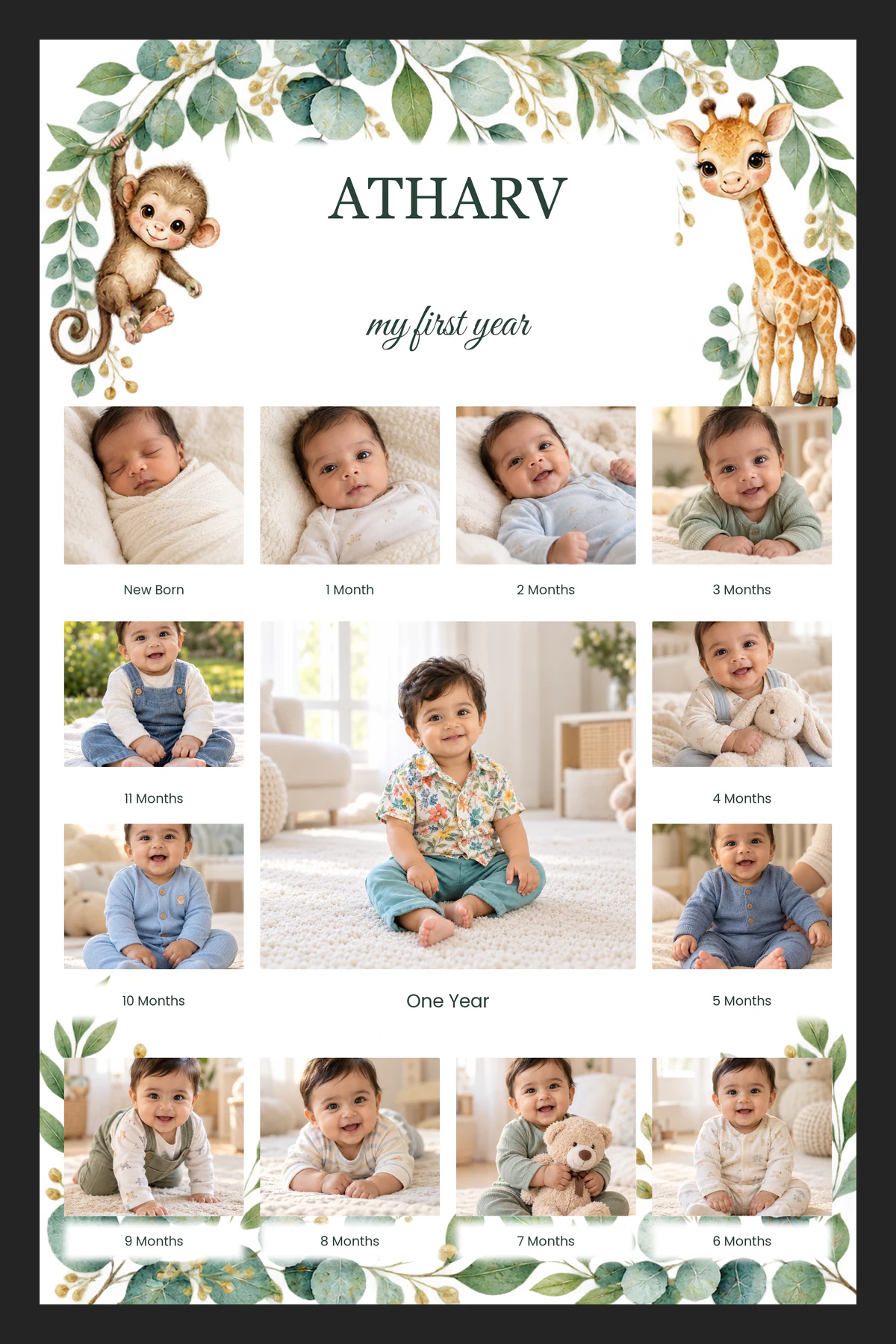Temp 03 - Atharv First Year Baby Collage