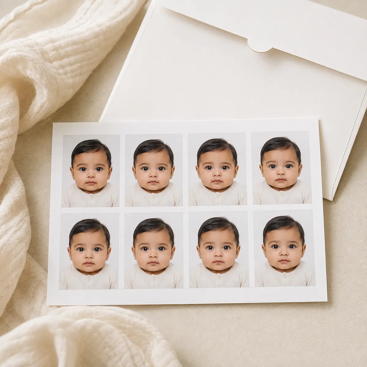 Baby Passport Photo Prints – 35×45 mm