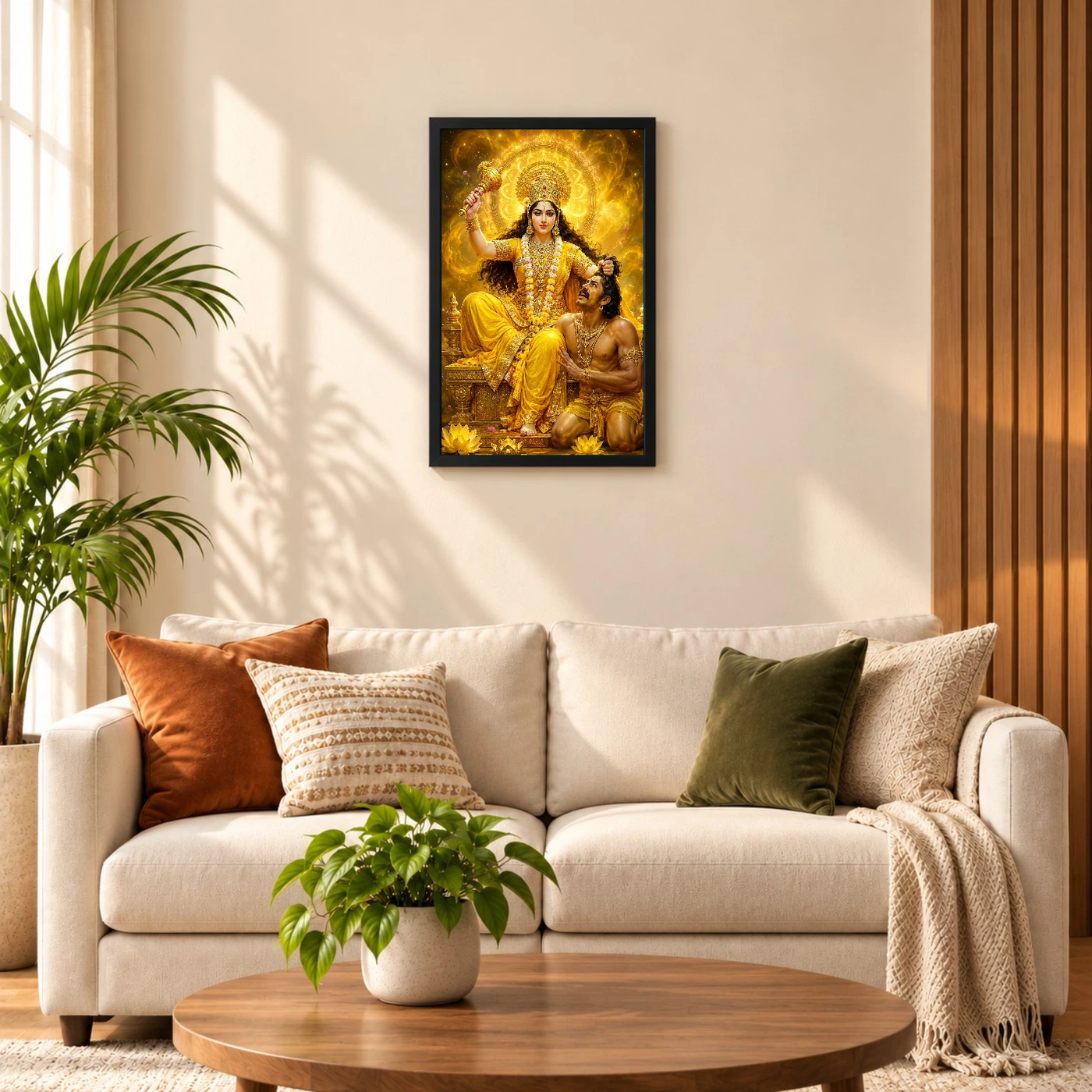Baglamukhi Devi Cosmic Celestial Aura Photo Frame, view 8