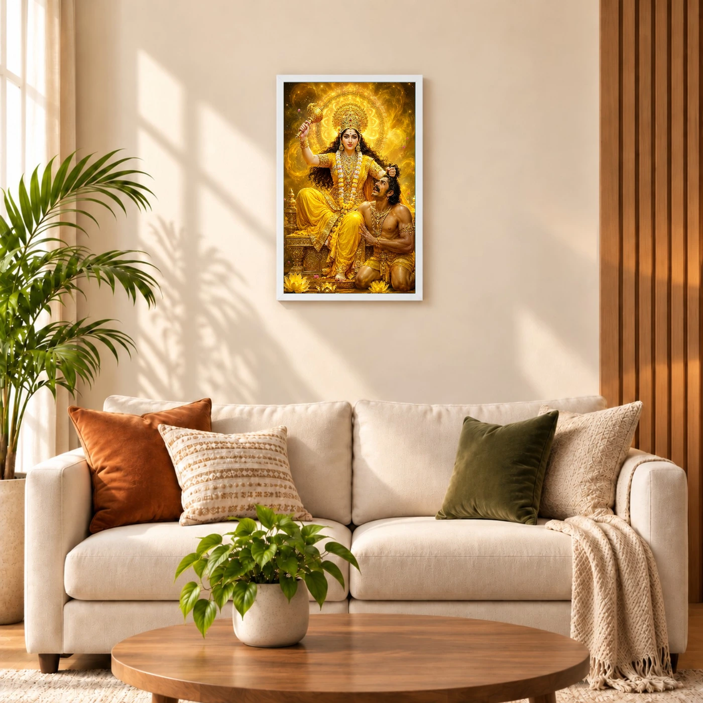 Baglamukhi Devi Cosmic Celestial Aura Photo Frame, view 9