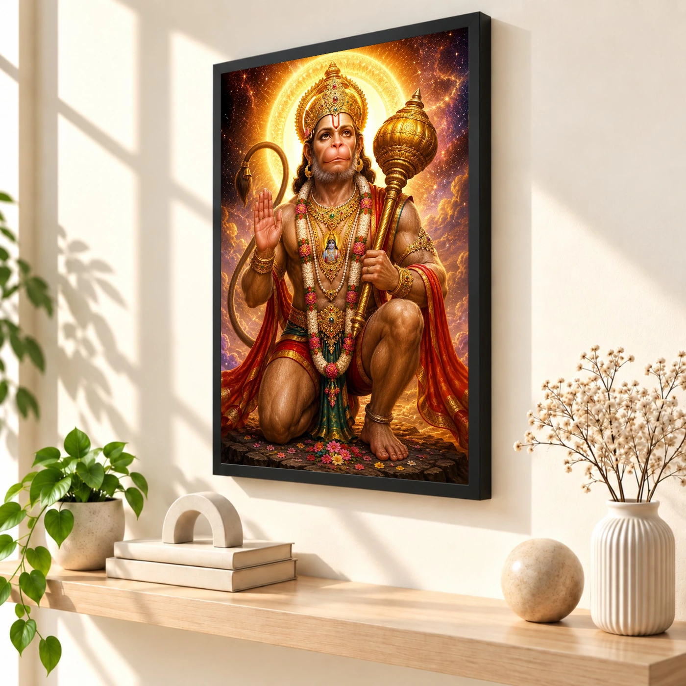 Bajrangbali Cosmic Celestial Aura Photo Frame, view 2