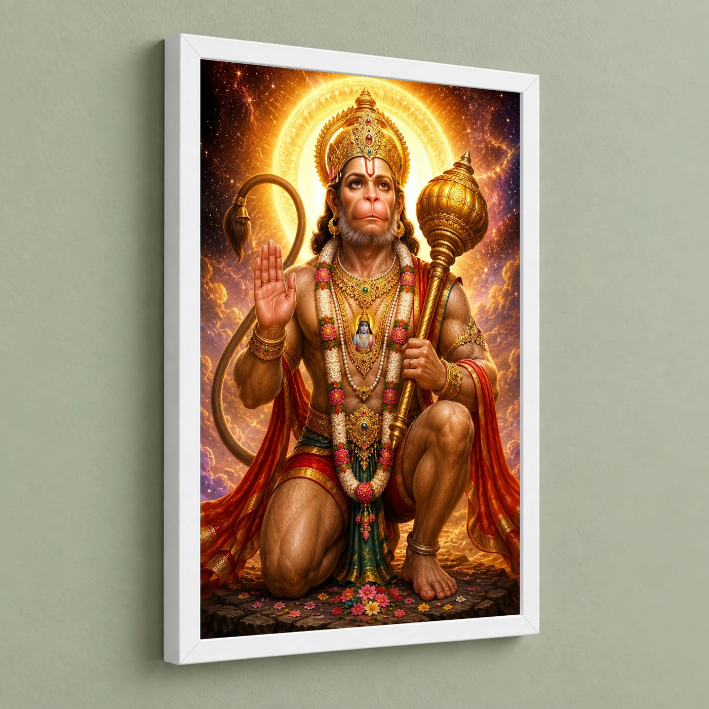 Bajrangbali Cosmic Celestial Aura Photo Frame, view 5