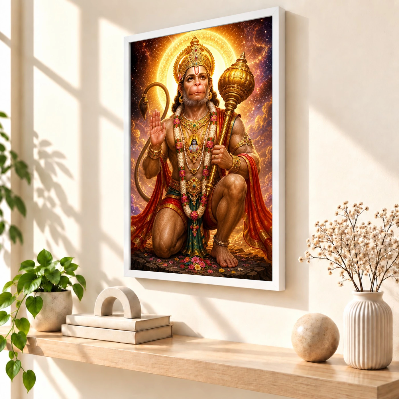 Bajrangbali Cosmic Celestial Aura Photo Frame, view 7