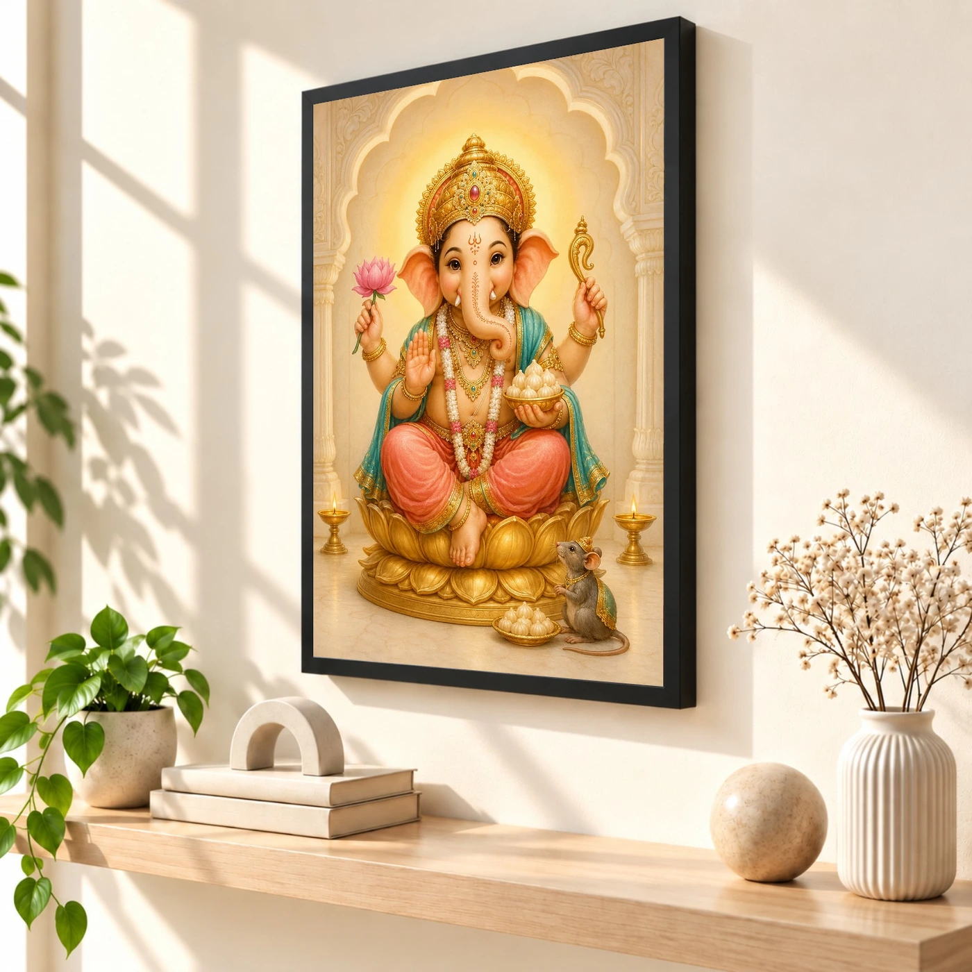 Bal Ganesha — Modak Blessings Frame, view 2