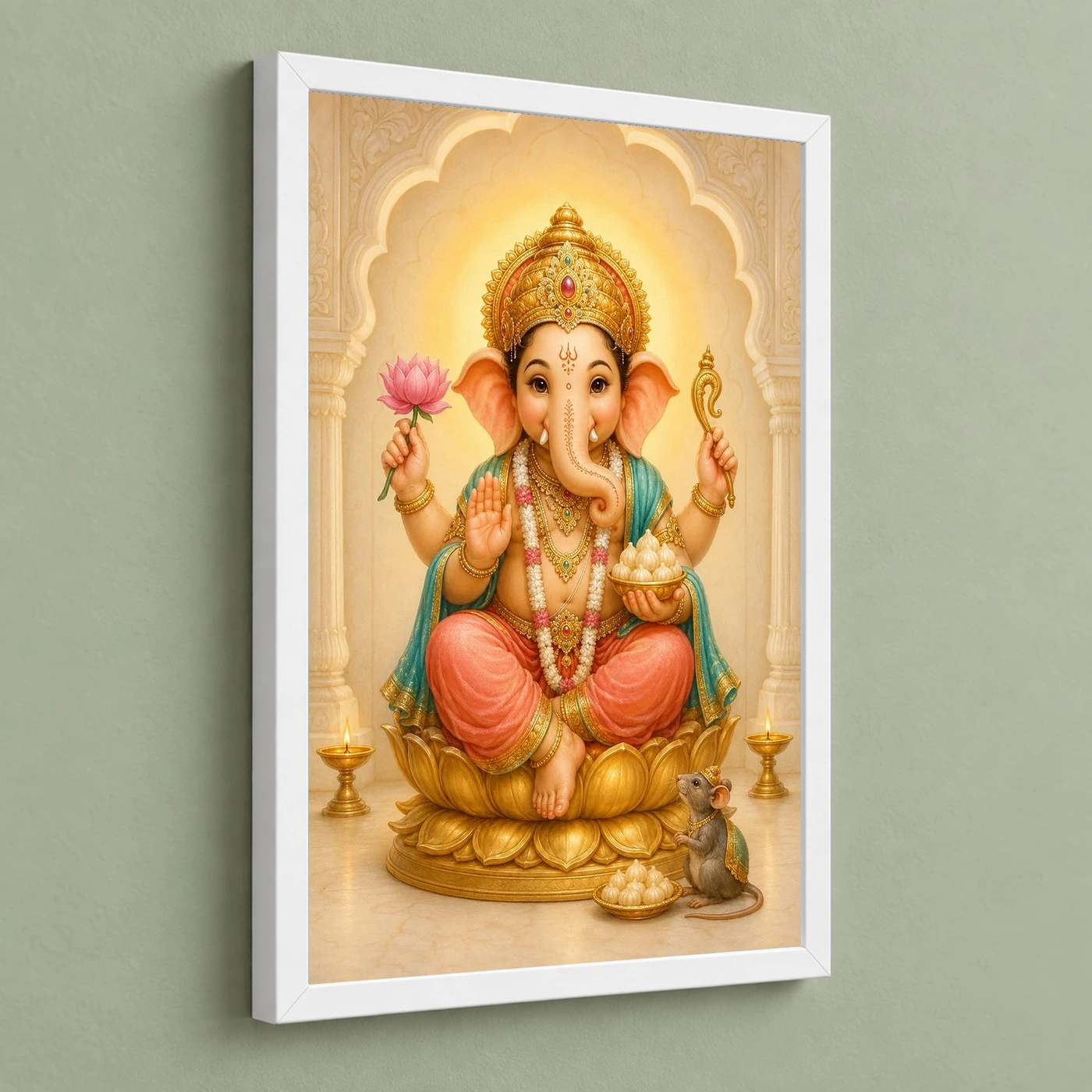 Bal Ganesha — Modak Blessings Frame, view 5