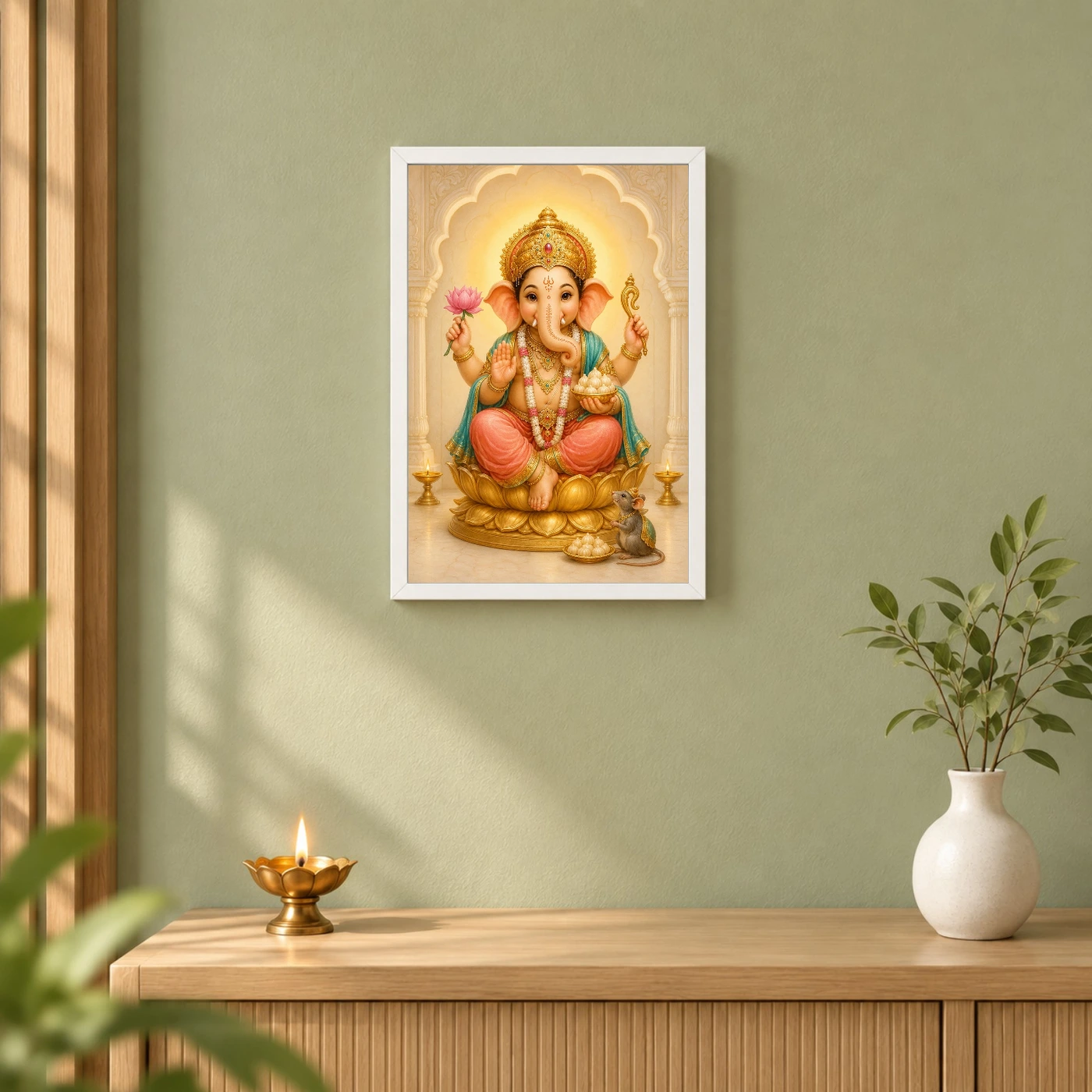 Bal Ganesha — Modak Blessings Frame, view 6