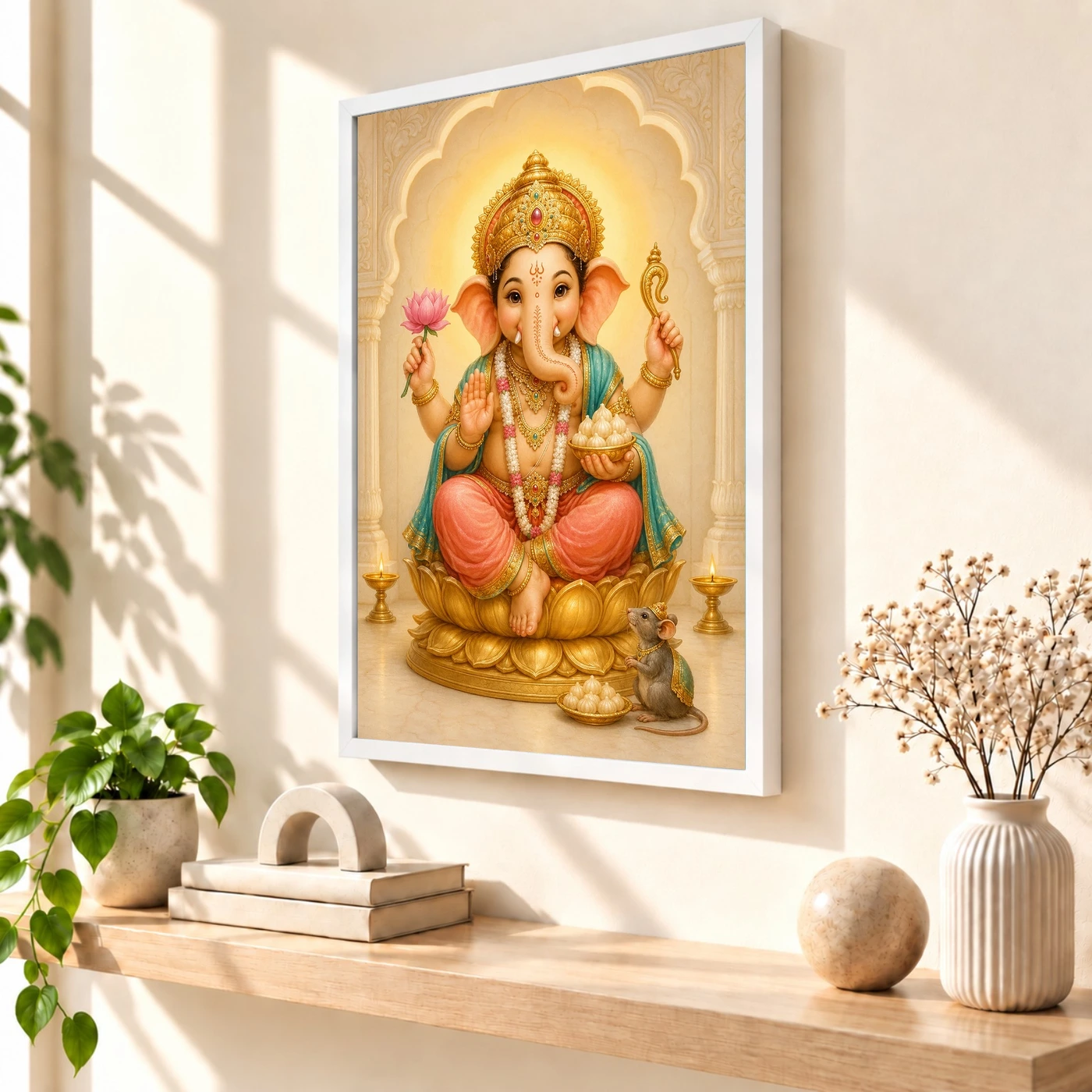 Bal Ganesha — Modak Blessings Frame, view 7