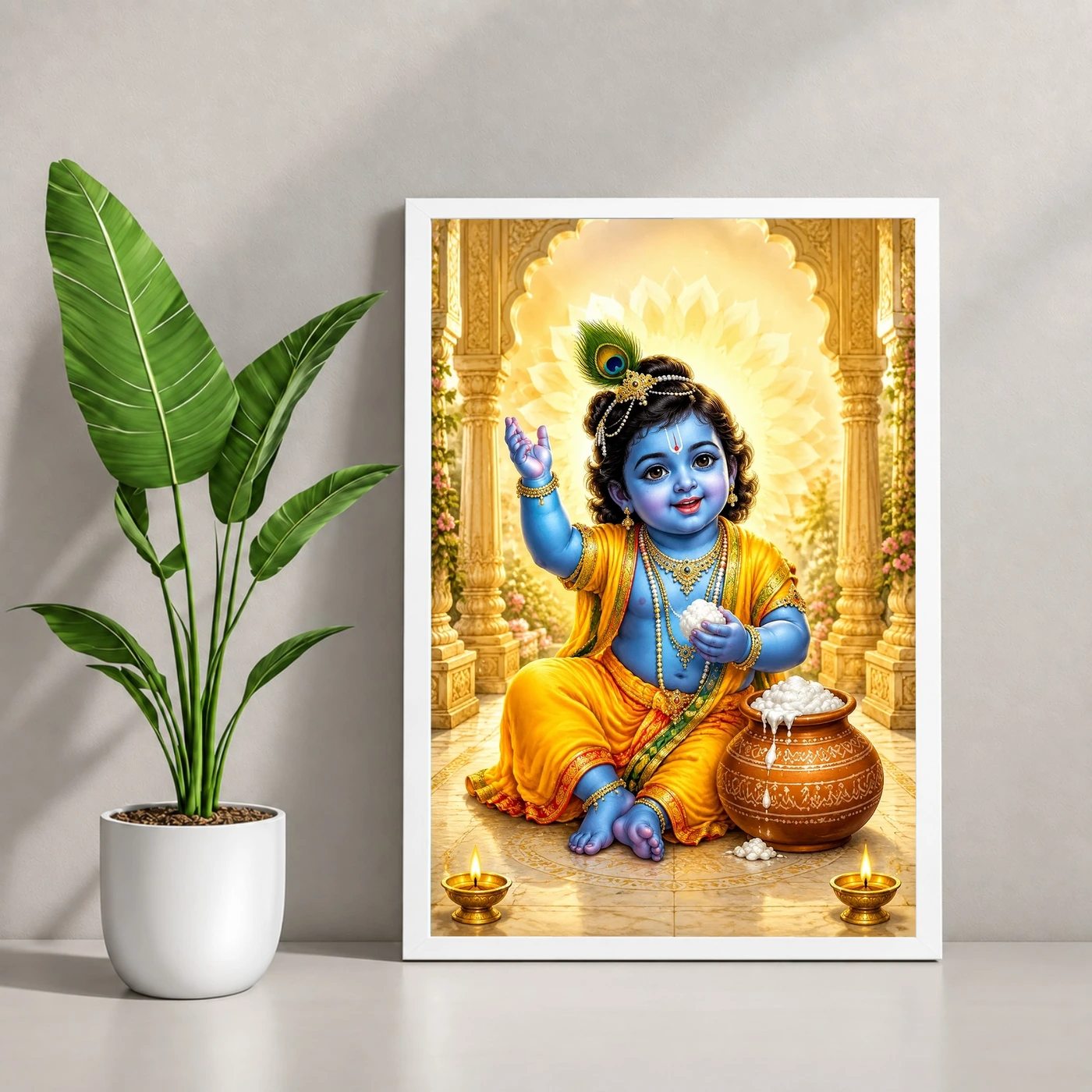 Bal Krishna — Makhan Chor Frame, view 4