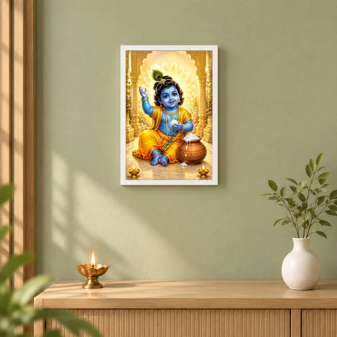 Bal Krishna — Makhan Chor Frame, view 6