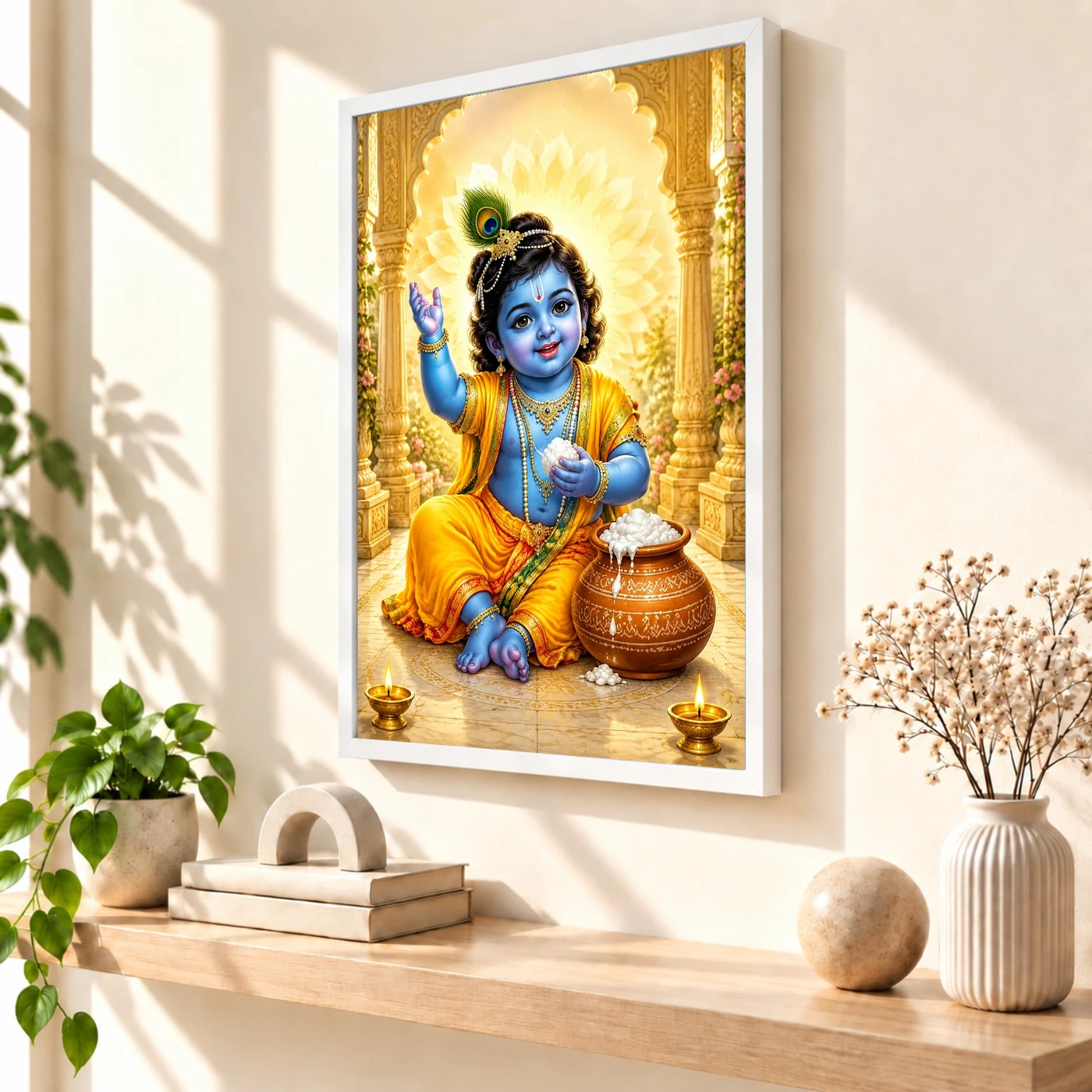 Bal Krishna — Makhan Chor Frame, view 7