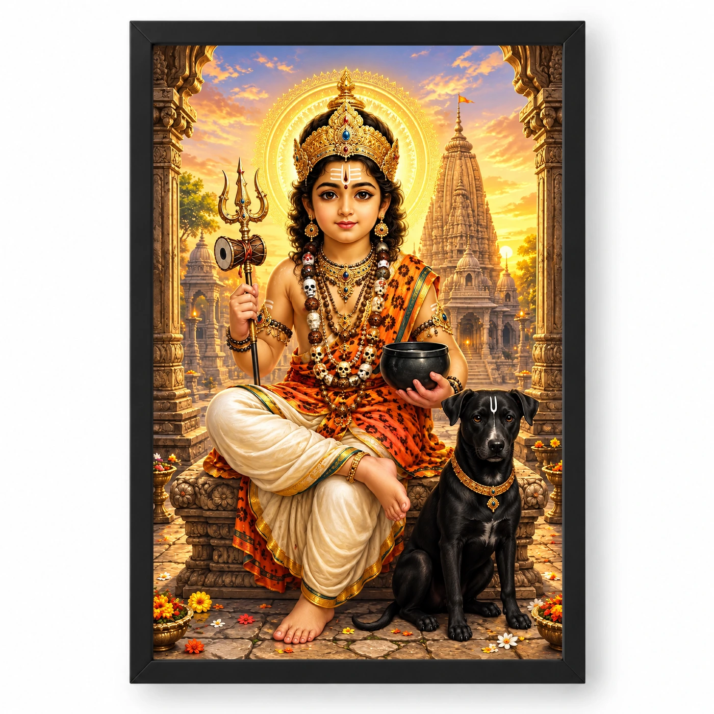 Batuk Bhairav Dawn Blessings Photo Frame