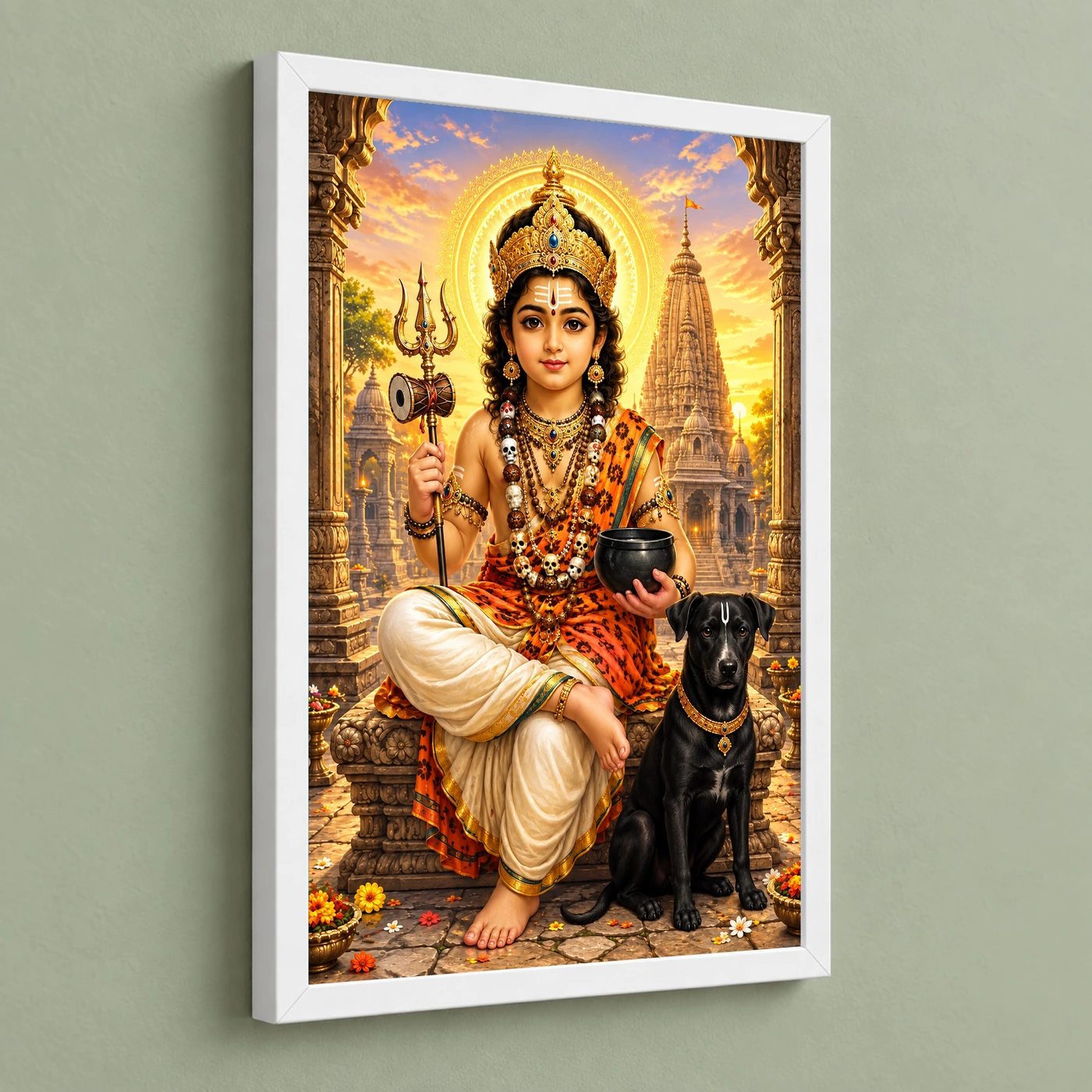 Batuk Bhairav Dawn Blessings Photo Frame, view 5