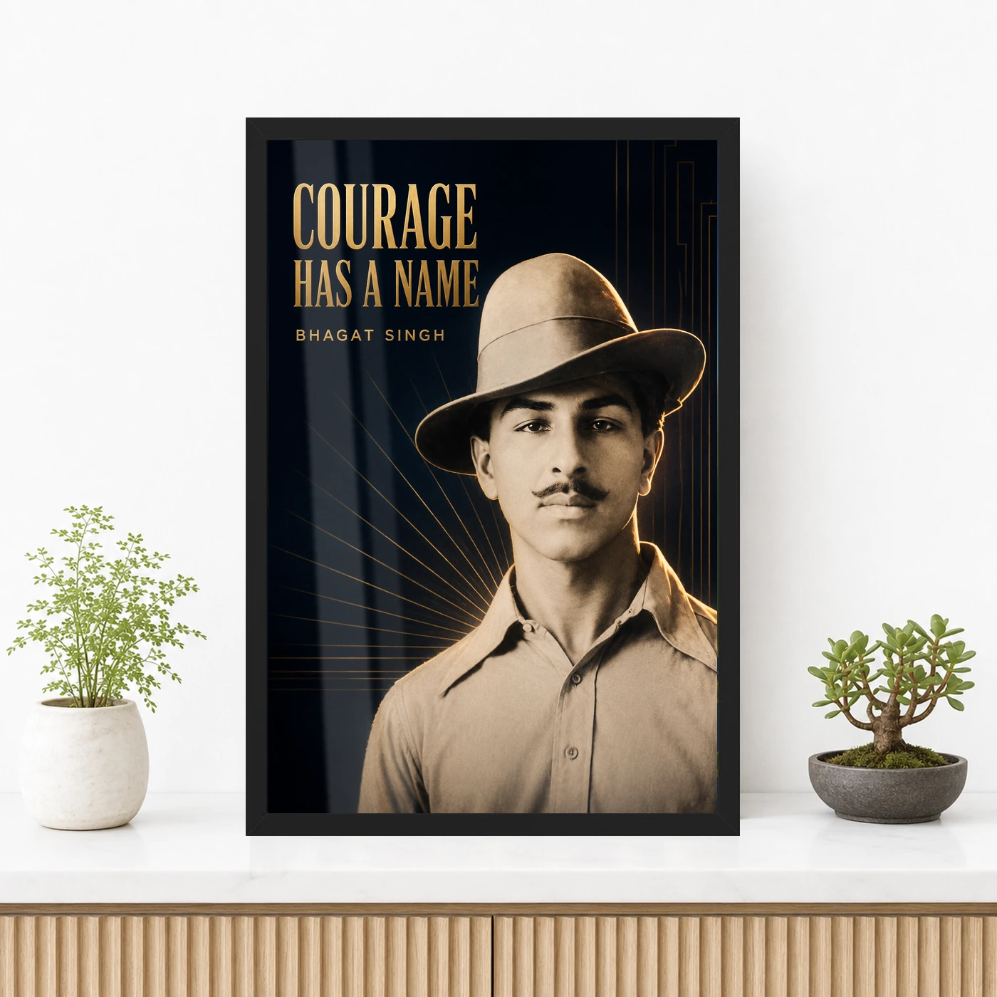 Bhagat Singh Courage Has a Name Photo Frame, view 3