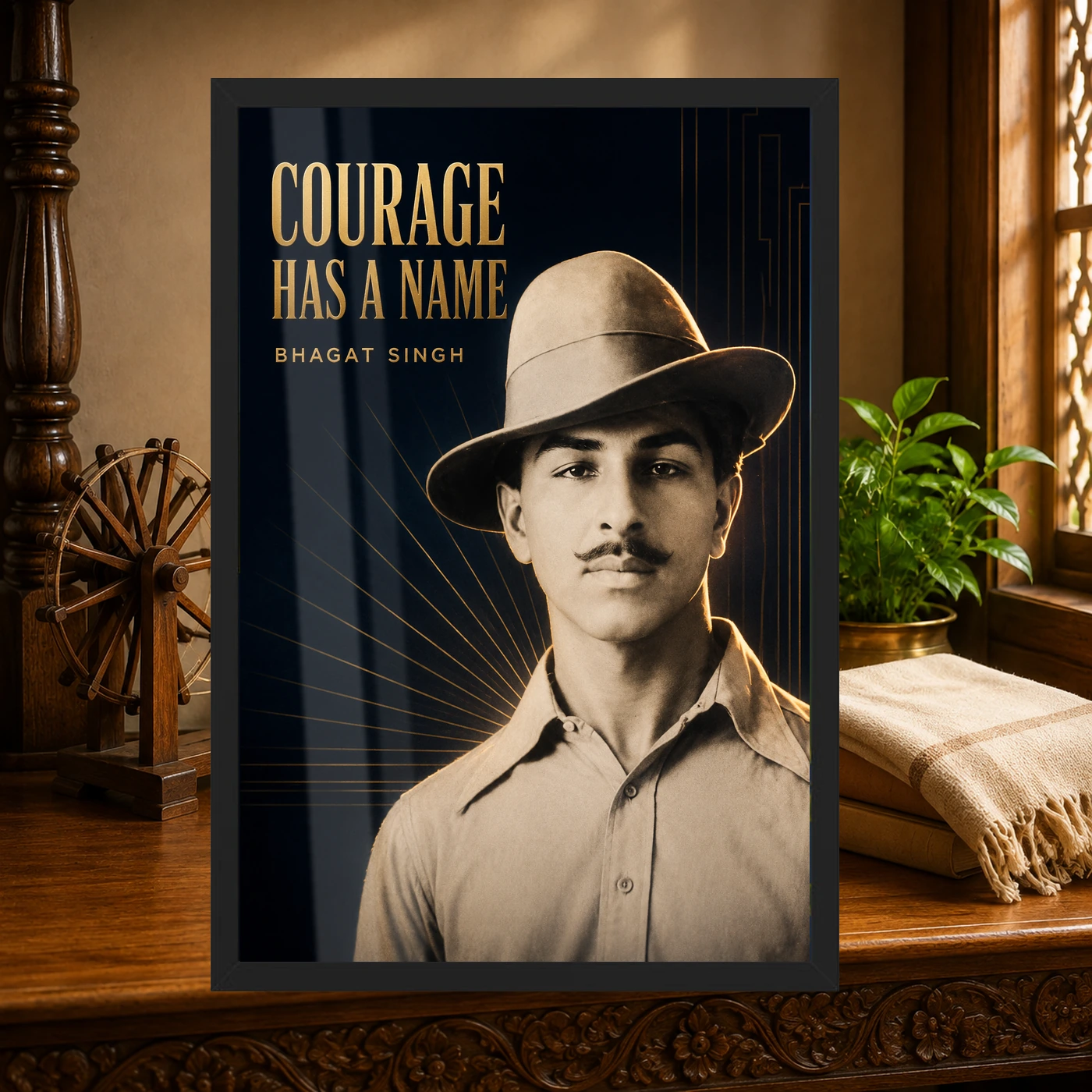 Bhagat Singh Courage Has a Name Photo Frame, view 4
