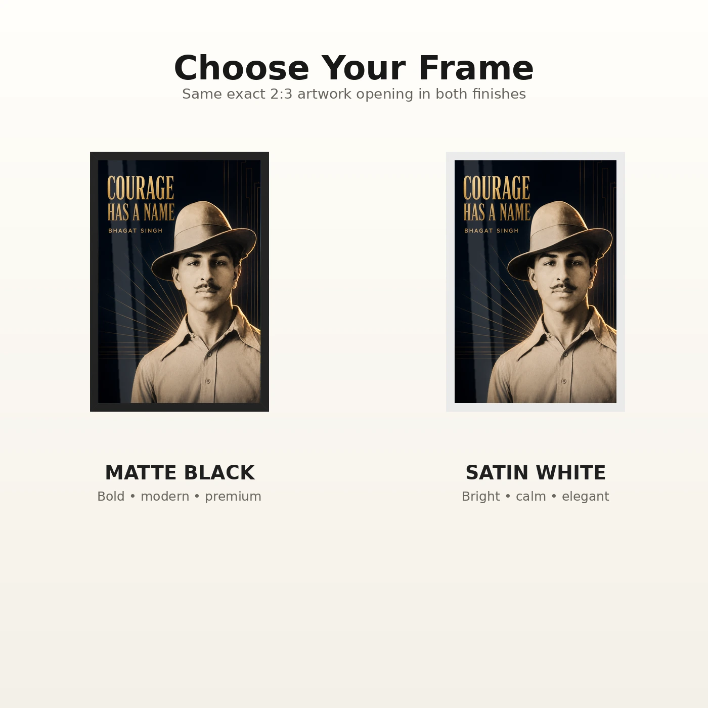 Bhagat Singh Courage Has a Name Photo Frame, view 7