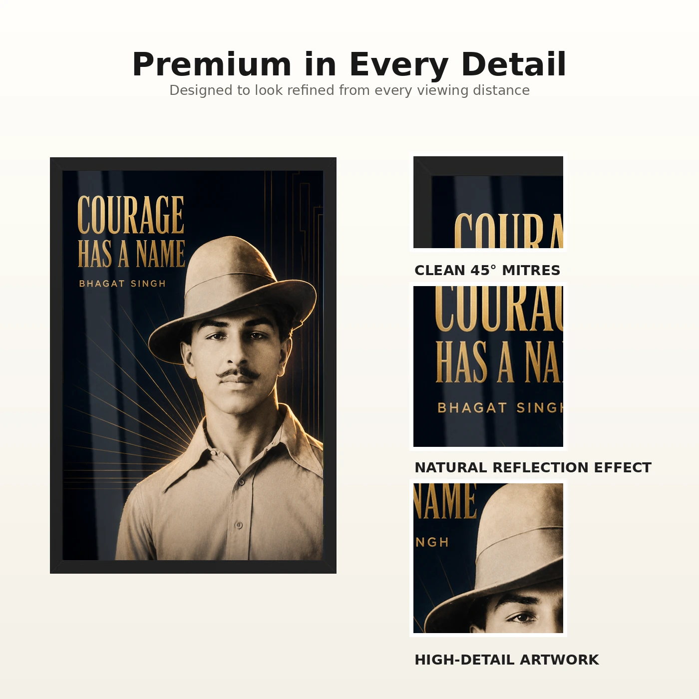 Bhagat Singh Courage Has a Name Photo Frame, view 9