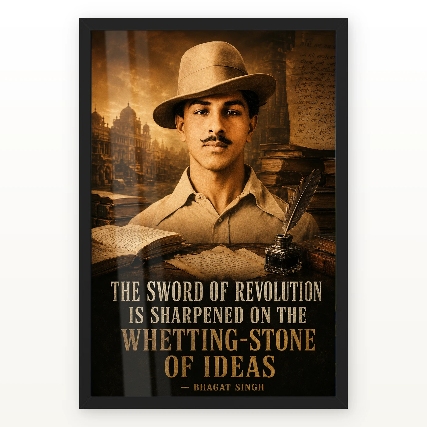 Bhagat Singh Sword of Revolution Ideas Photo Frame