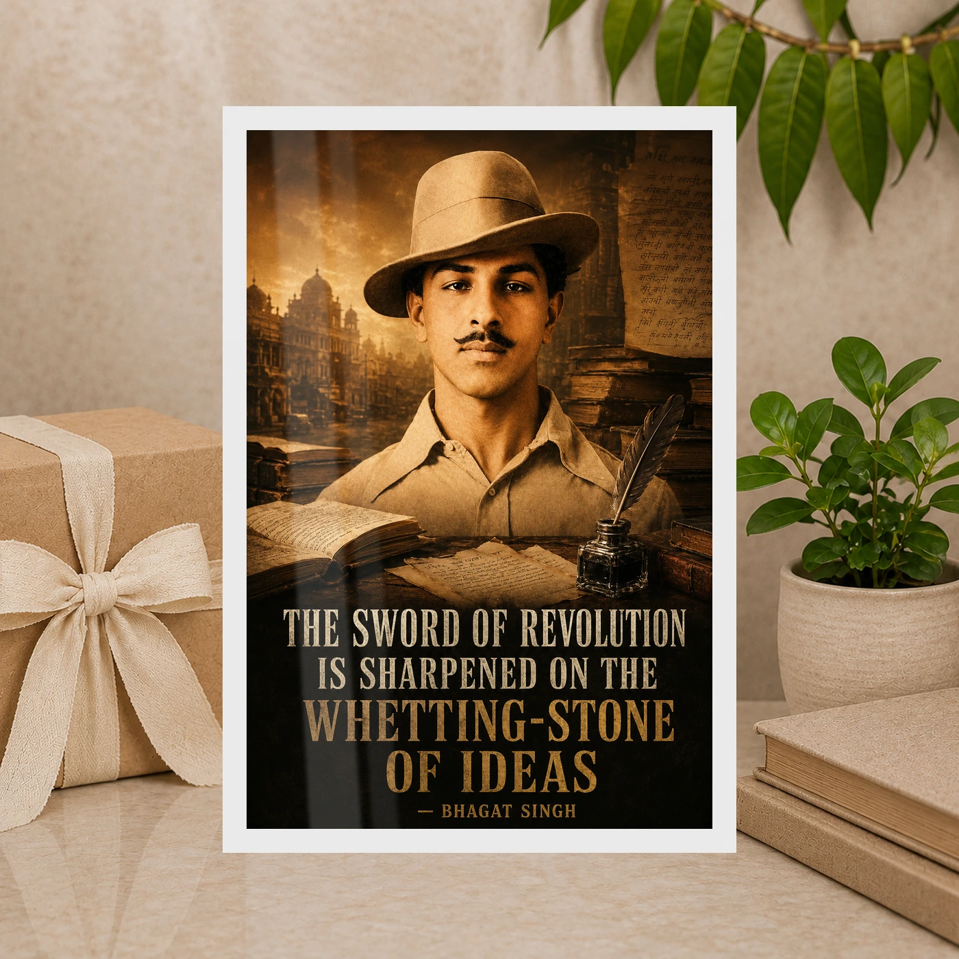 Bhagat Singh Sword of Revolution Ideas Photo Frame, view 10