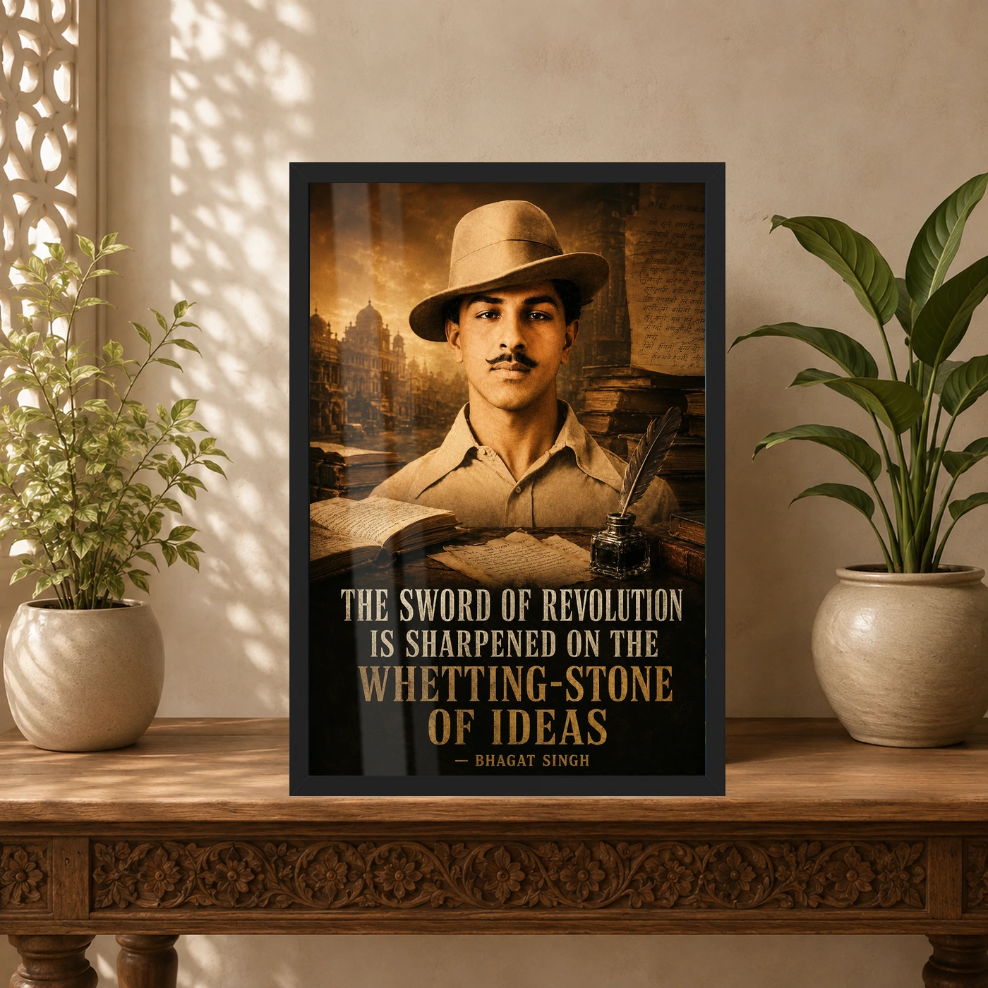 Bhagat Singh Sword of Revolution Ideas Photo Frame, view 5