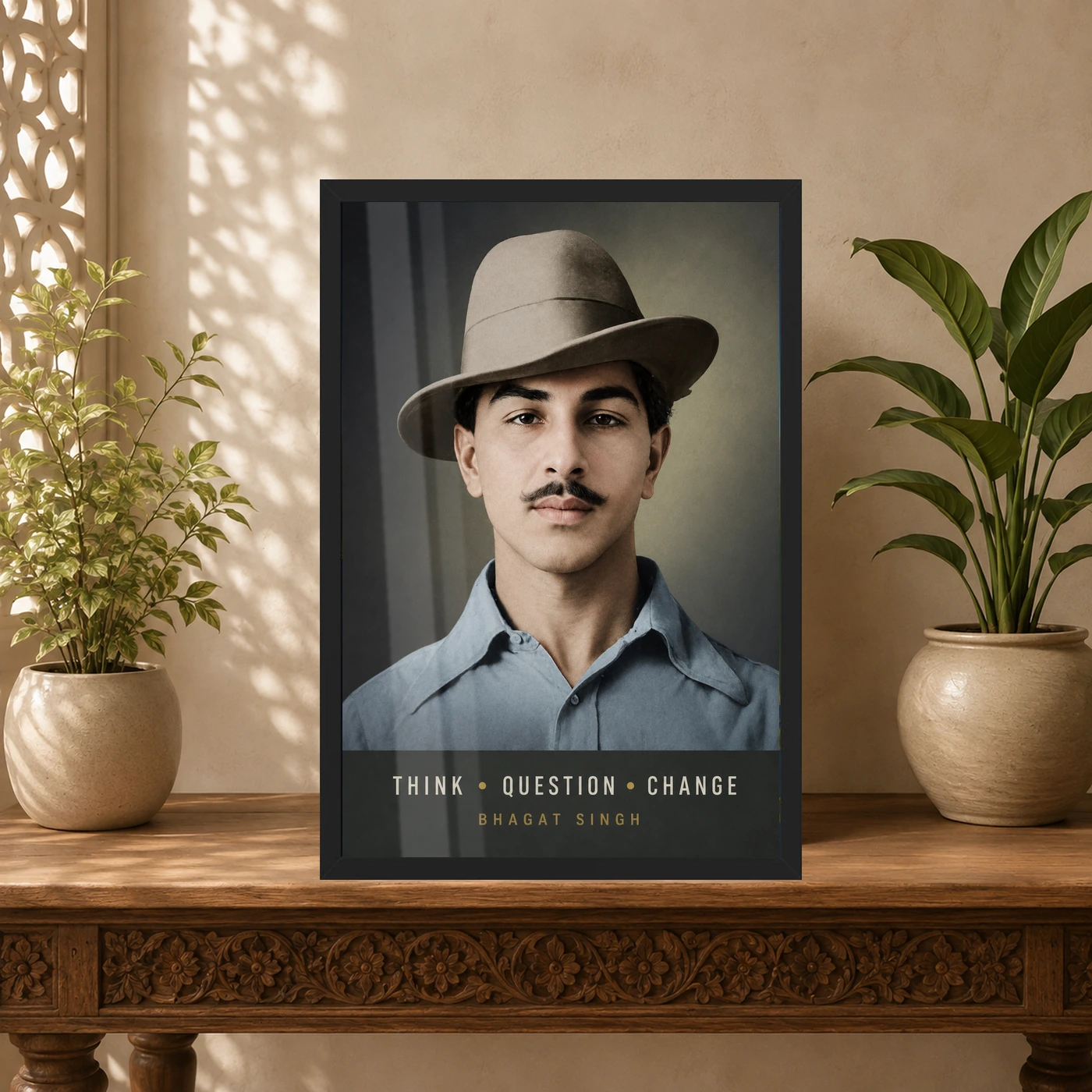Bhagat Singh Think Question Change Photo Frame, view 5