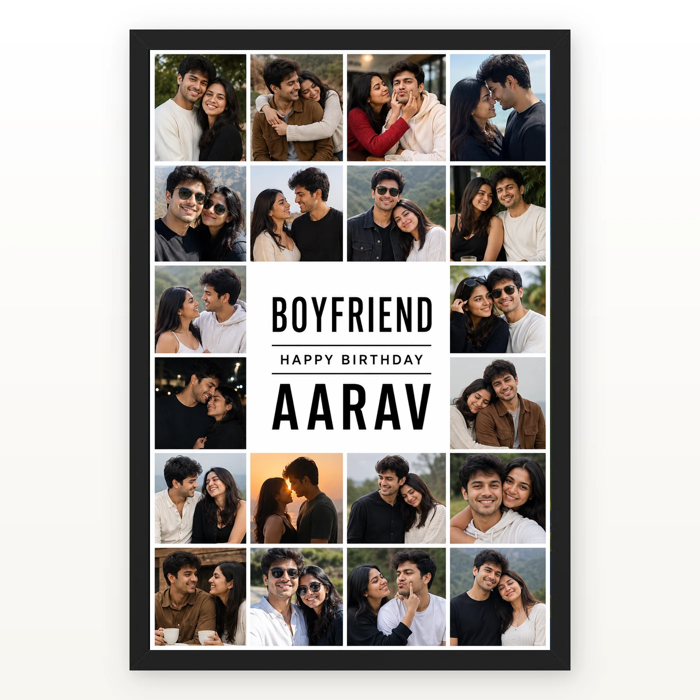 Birthday Gift for Boyfriend Photo Frame Special Memories