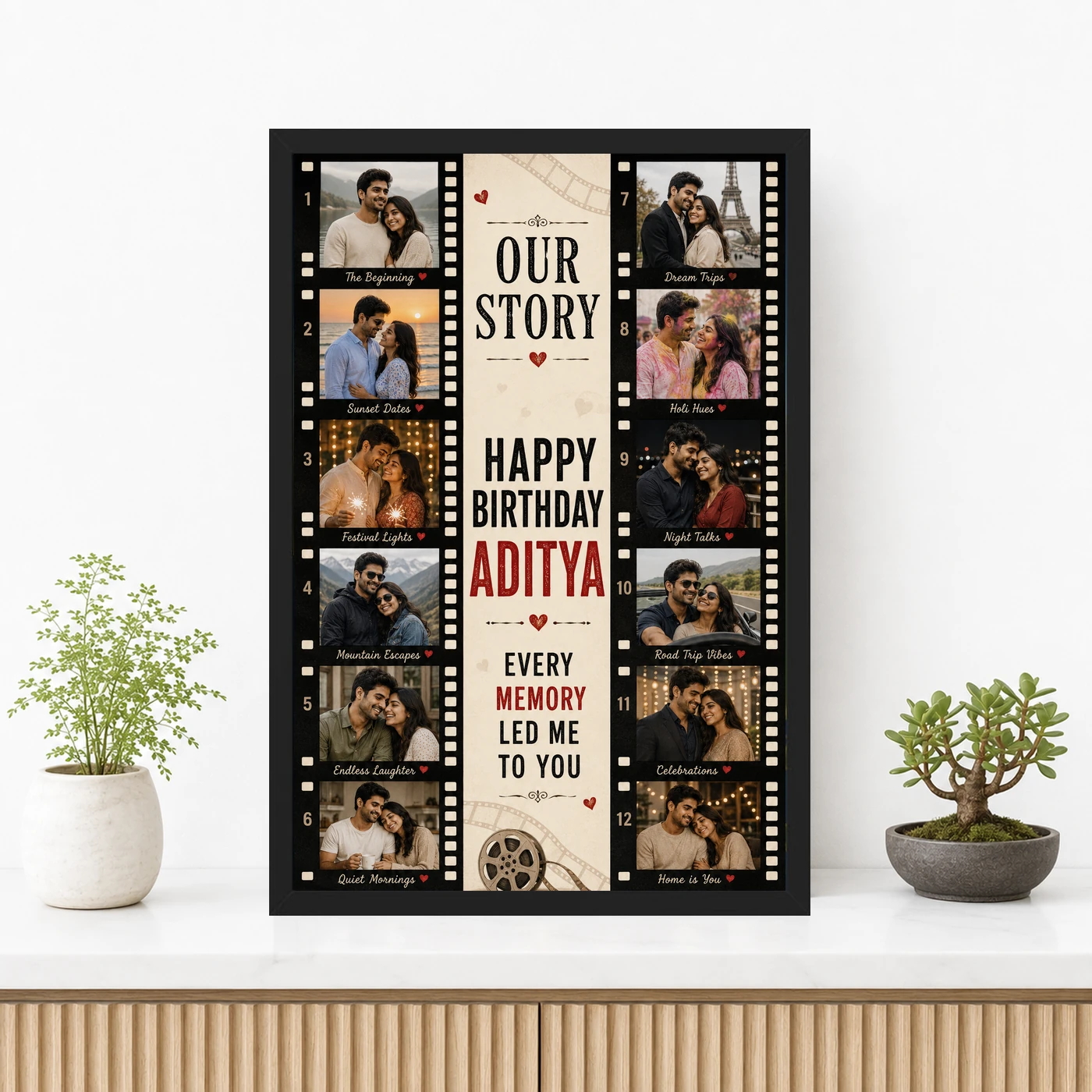 Birthday Gift for Husband Photo Frame Special Memories, view 3